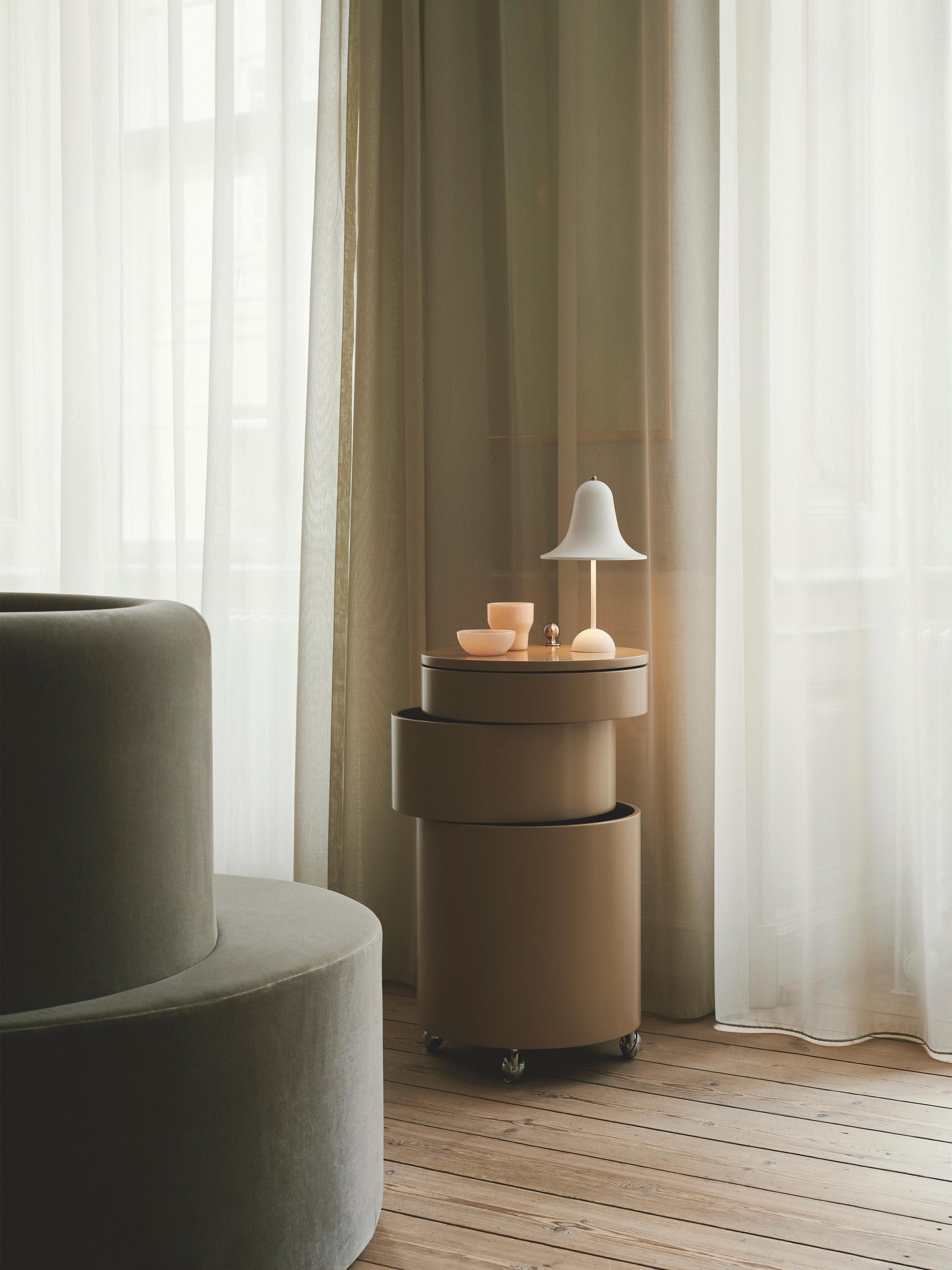 Barboy Round Container, Design Verner Panton
