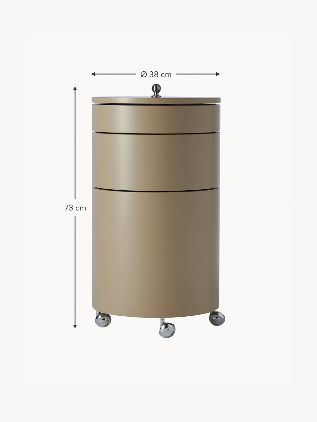 Barboy Round Container, Design Verner Panton