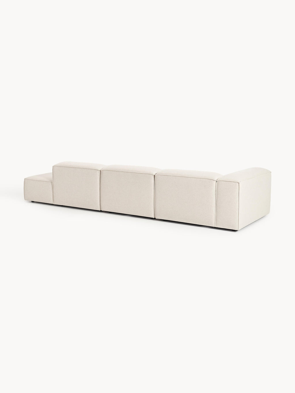 Lennon XL Linen Blend Modular Ottoman