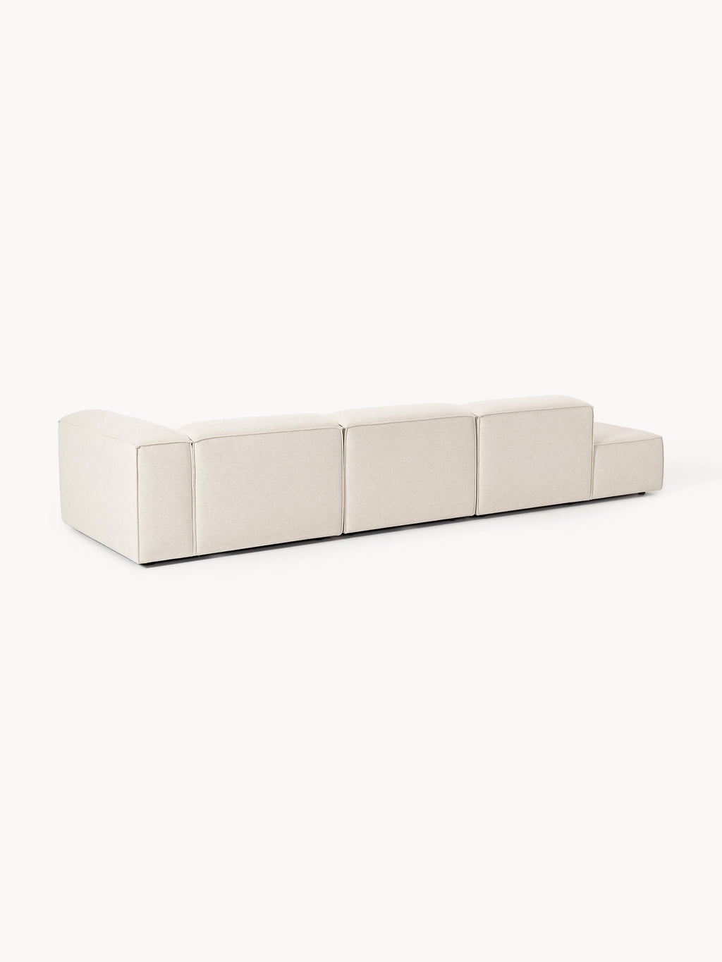 Lennon XL Linen Blend Modular Ottoman