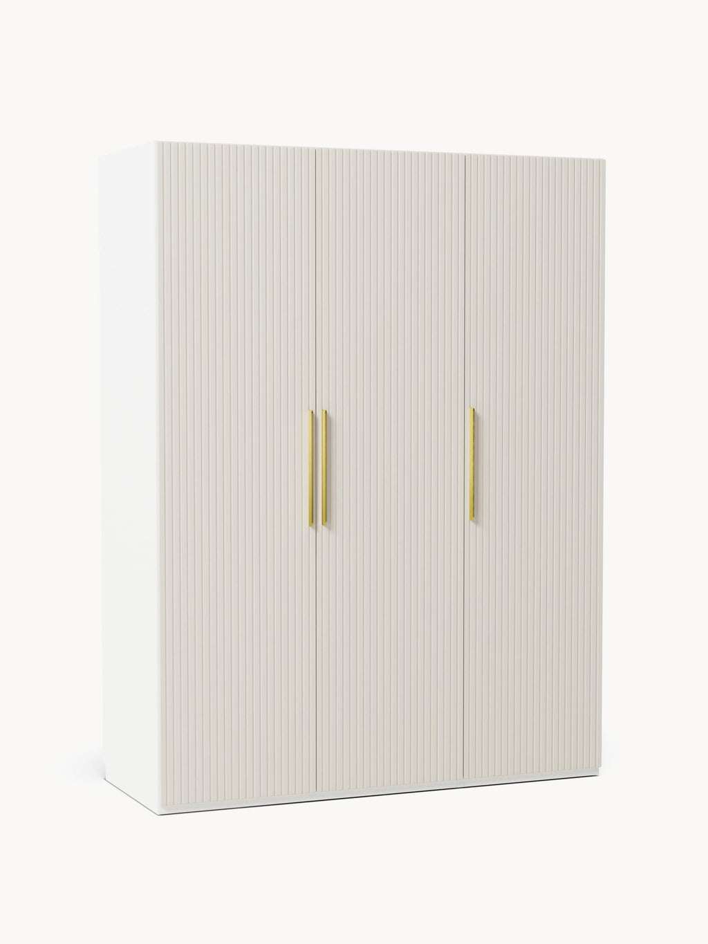 Simone Modular Revolving Door Wardrobe, 150 cm Wide, in various sizes