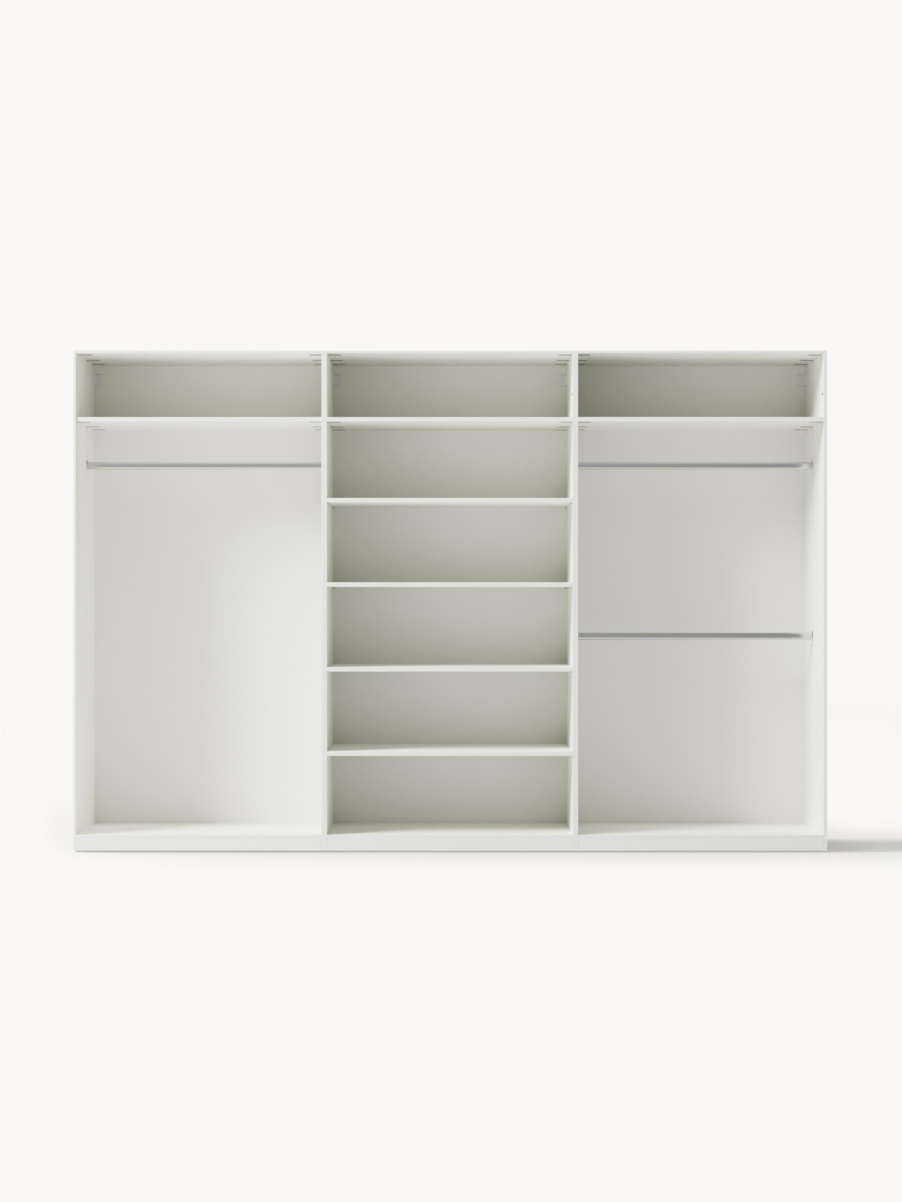 Jeanne Modular Hinged Door Wardrobe, 300 cm Wide, in various sizes