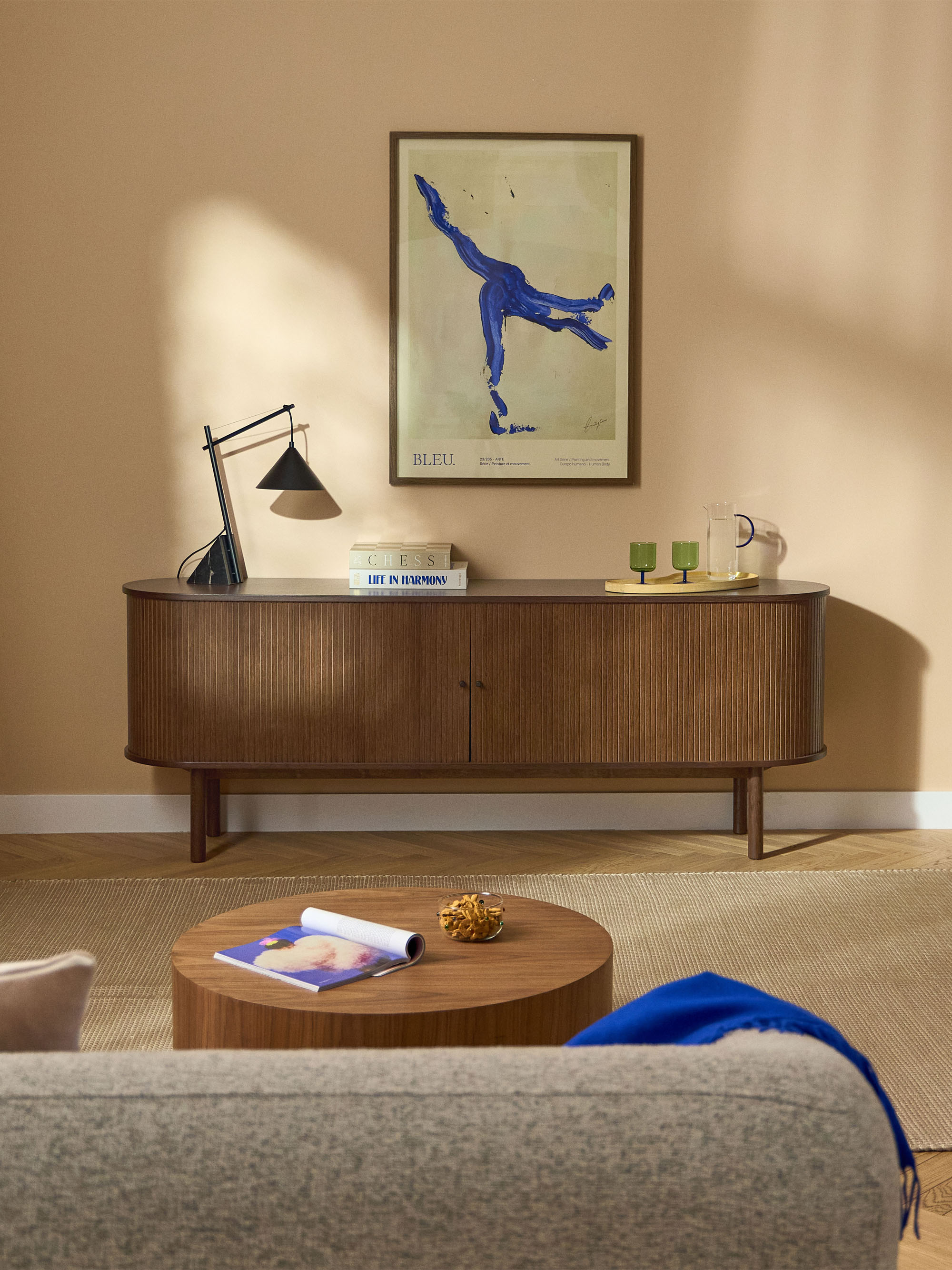 Calary XL Sideboard with Fluted Front