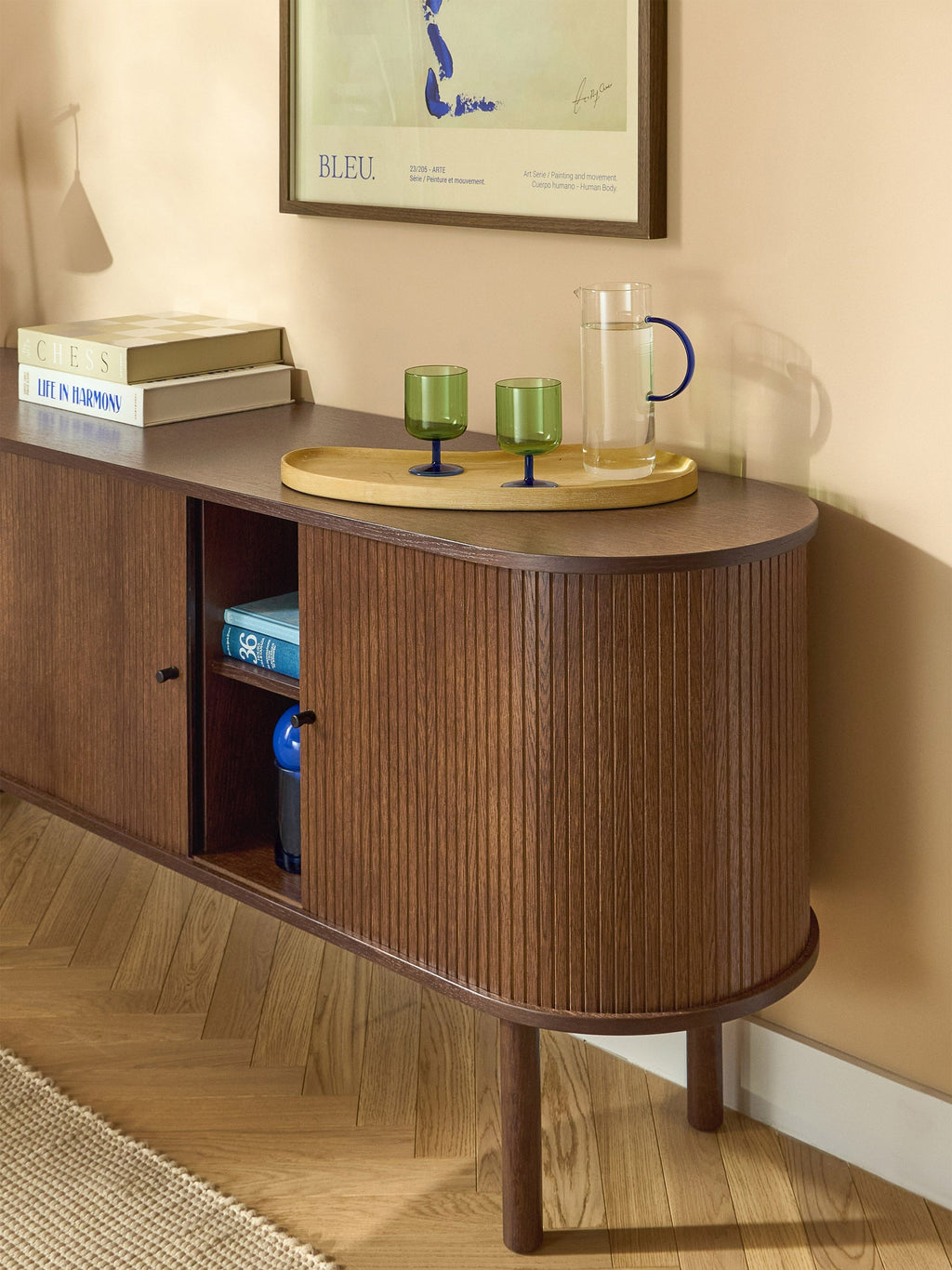 Calary XL Sideboard with Fluted Front