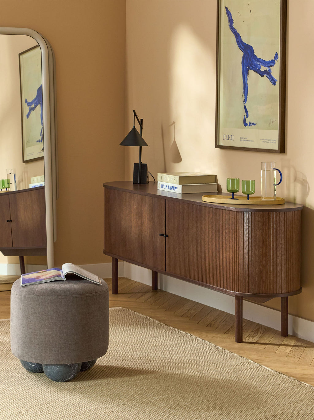 Calary XL Sideboard with Fluted Front