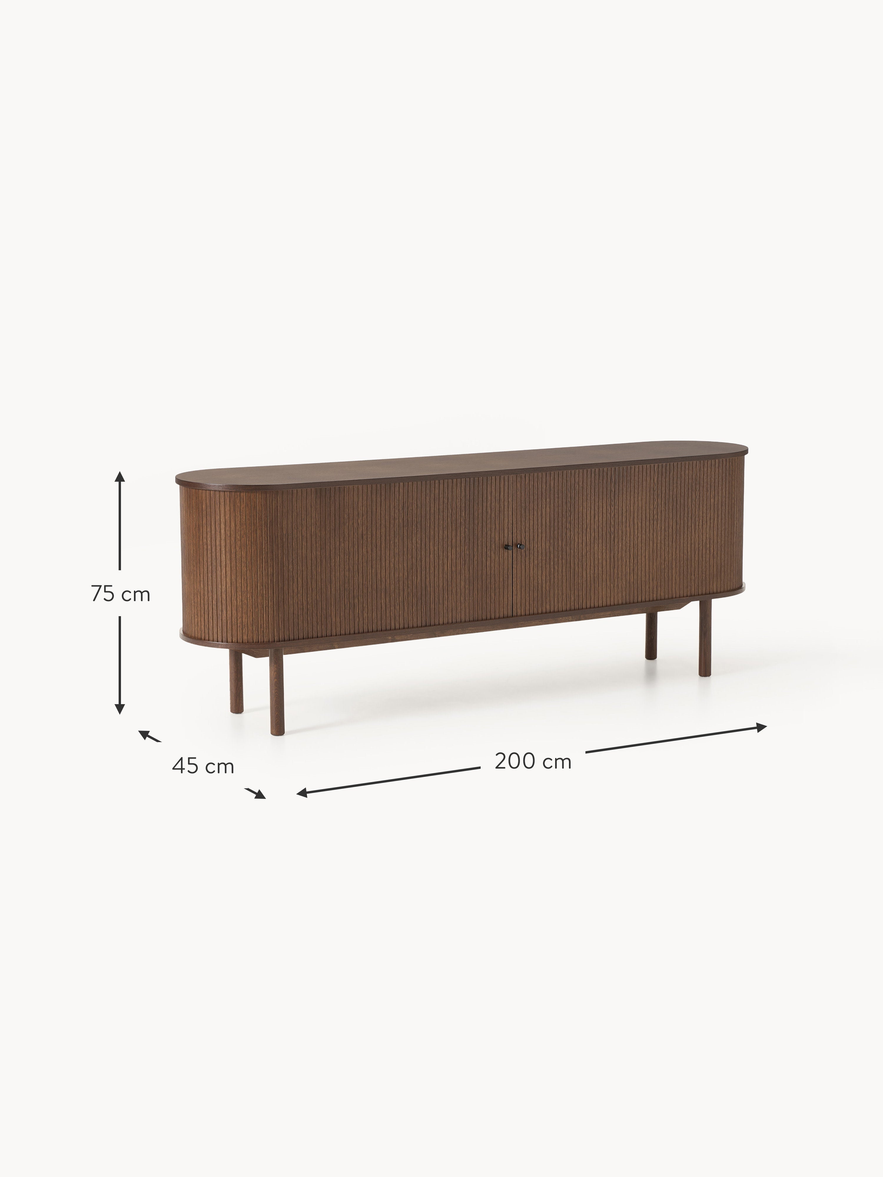 Calary XL Sideboard with Fluted Front