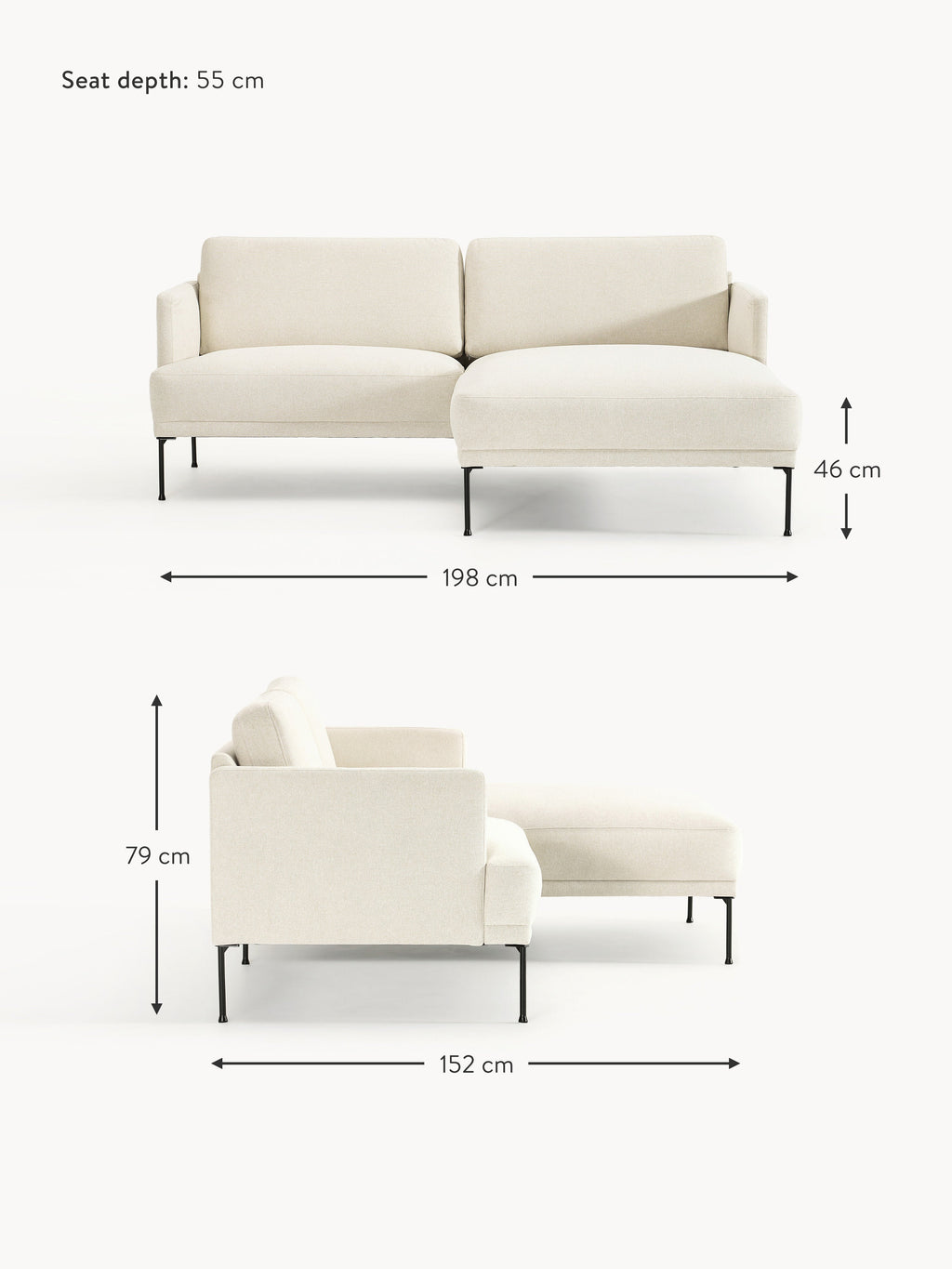Fluente Small Corner Sofa
