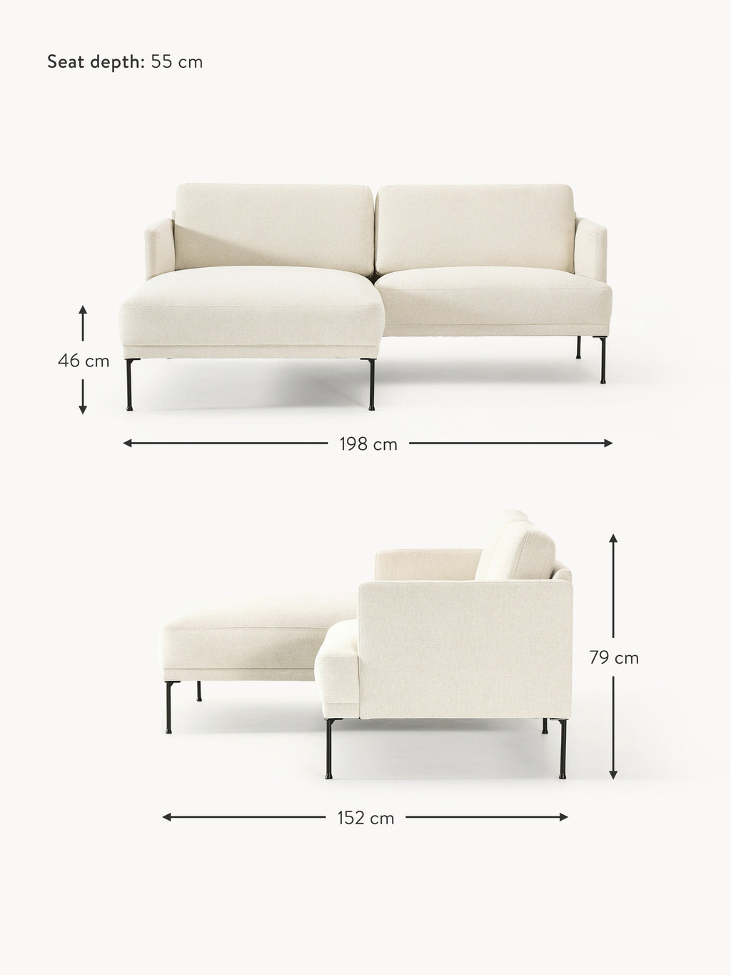 Fluente Small Corner Sofa