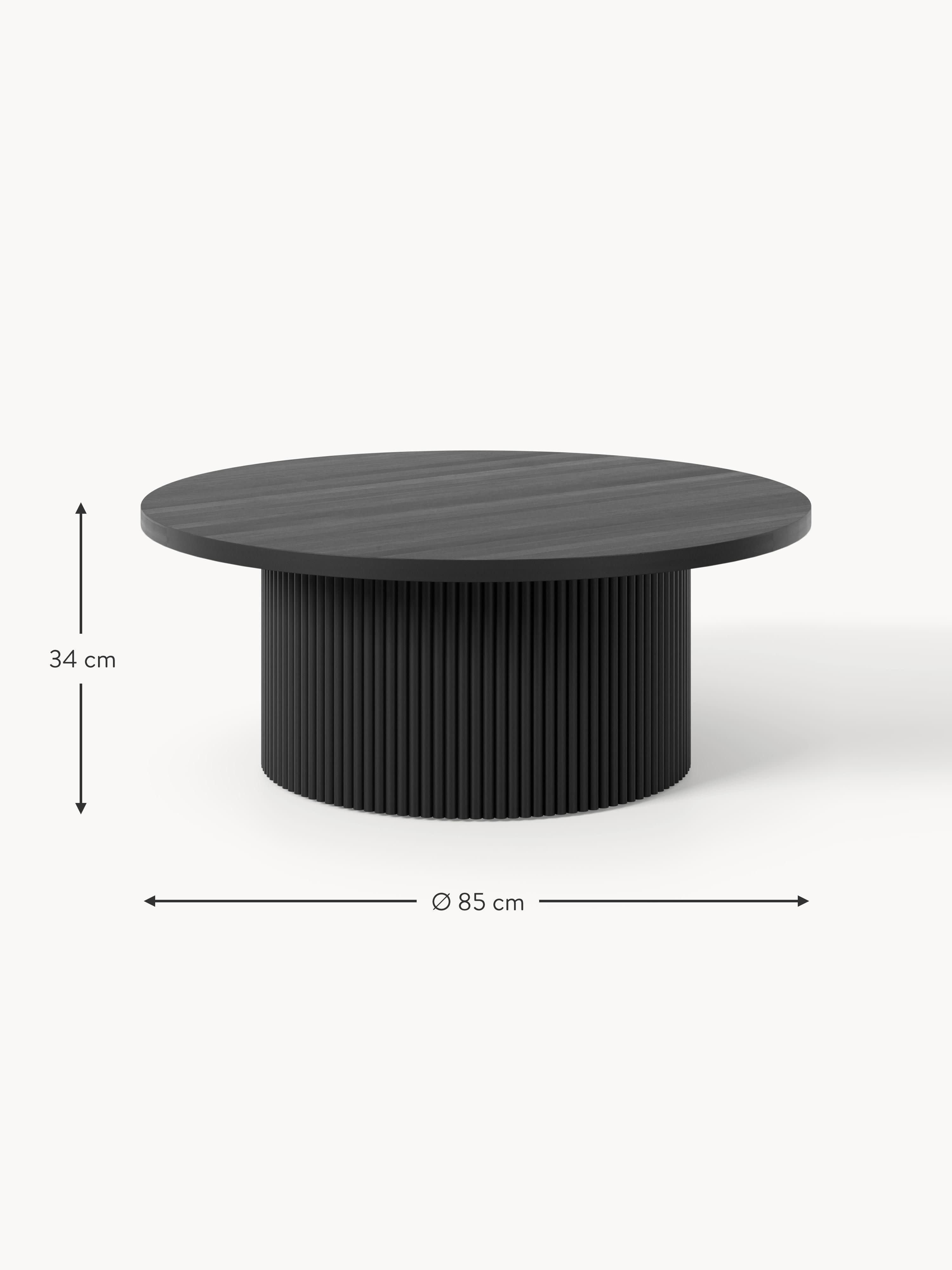Nele Round Wooden Coffee Table