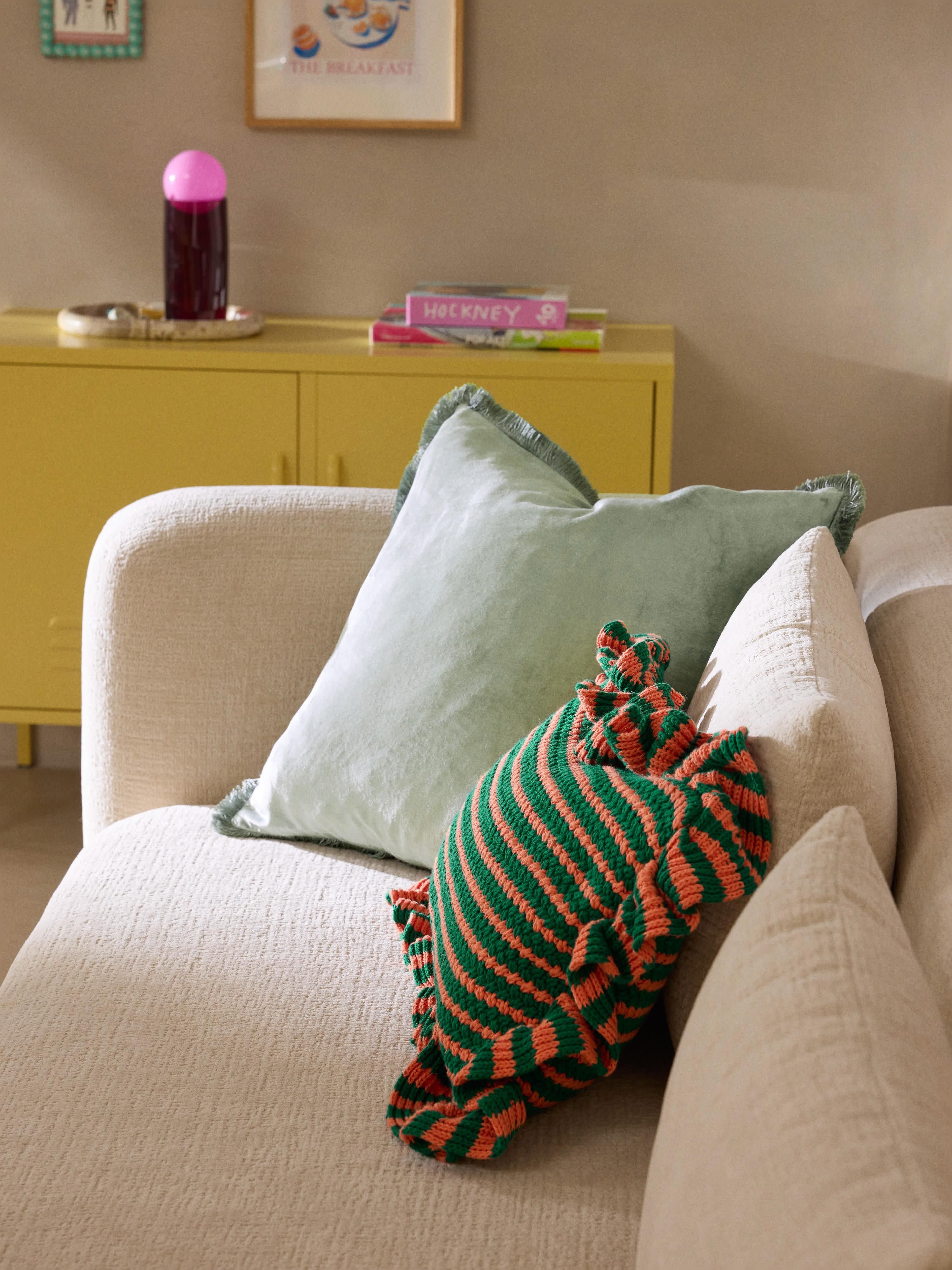 Nikita Cushion Cover with Fringes