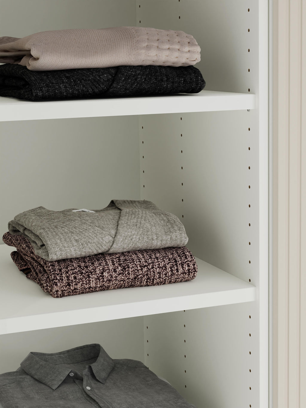 Simone Modular Corner Wardrobe, 165 cm Wide, in various sizes