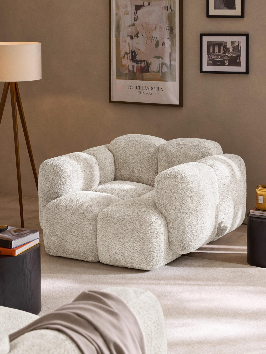 Tayla Teddy Bouclé Lounge Chair