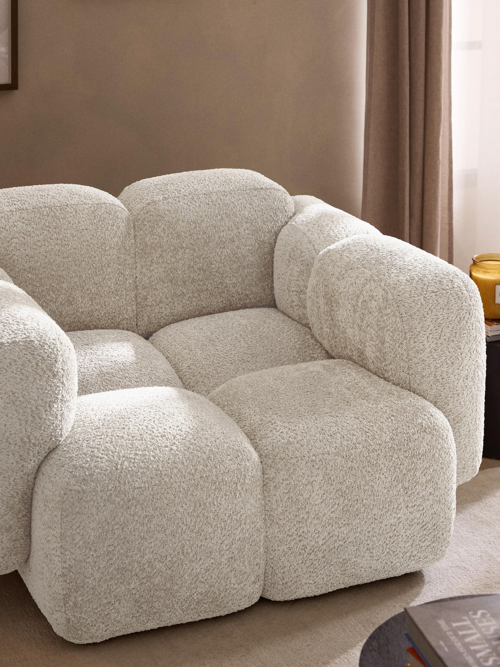 Tayla Teddy Bouclé Lounge Chair