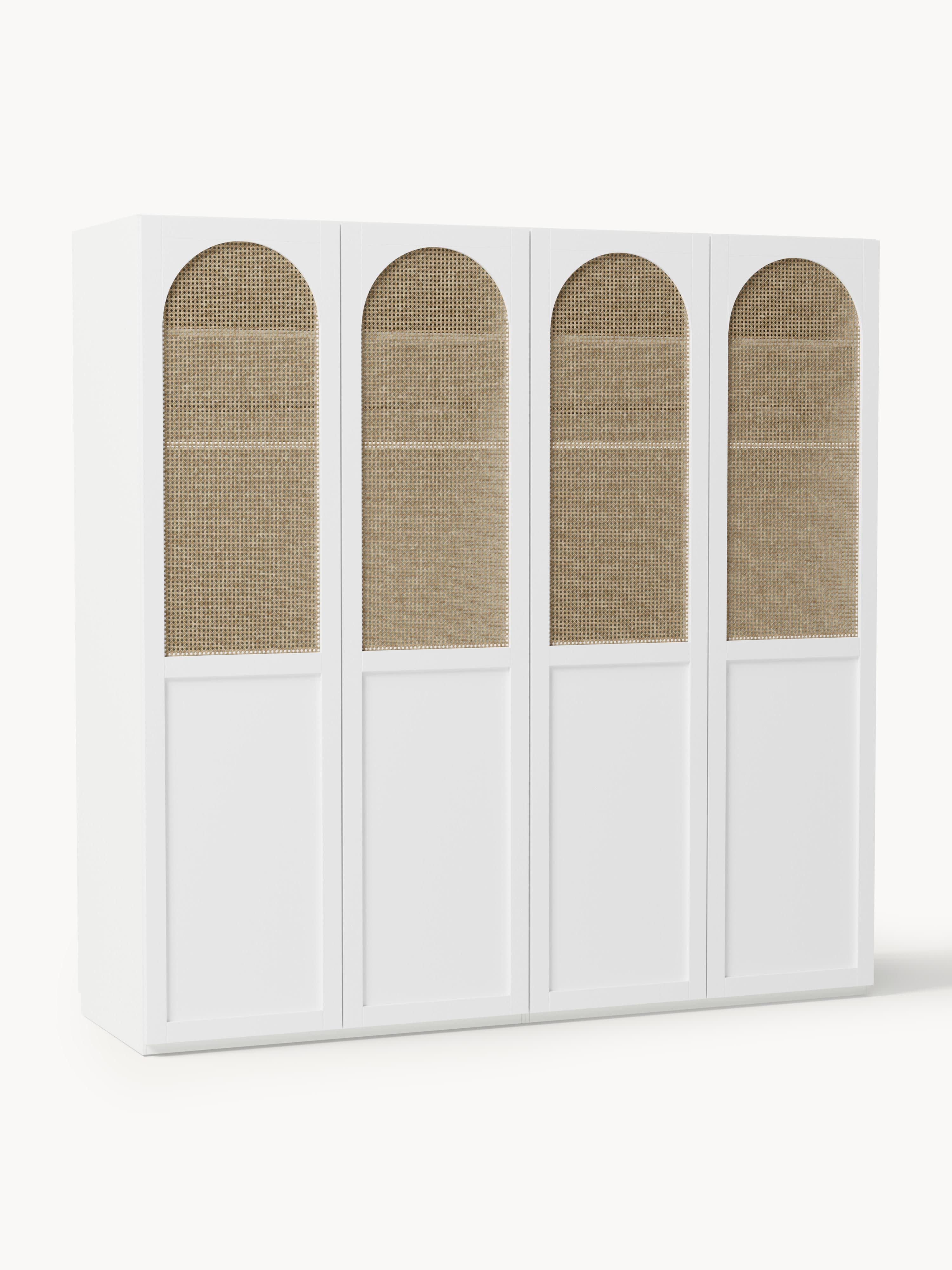 Jeanne Modular Hinged Door Wardrobe, 200 cm Wide, in various sizes