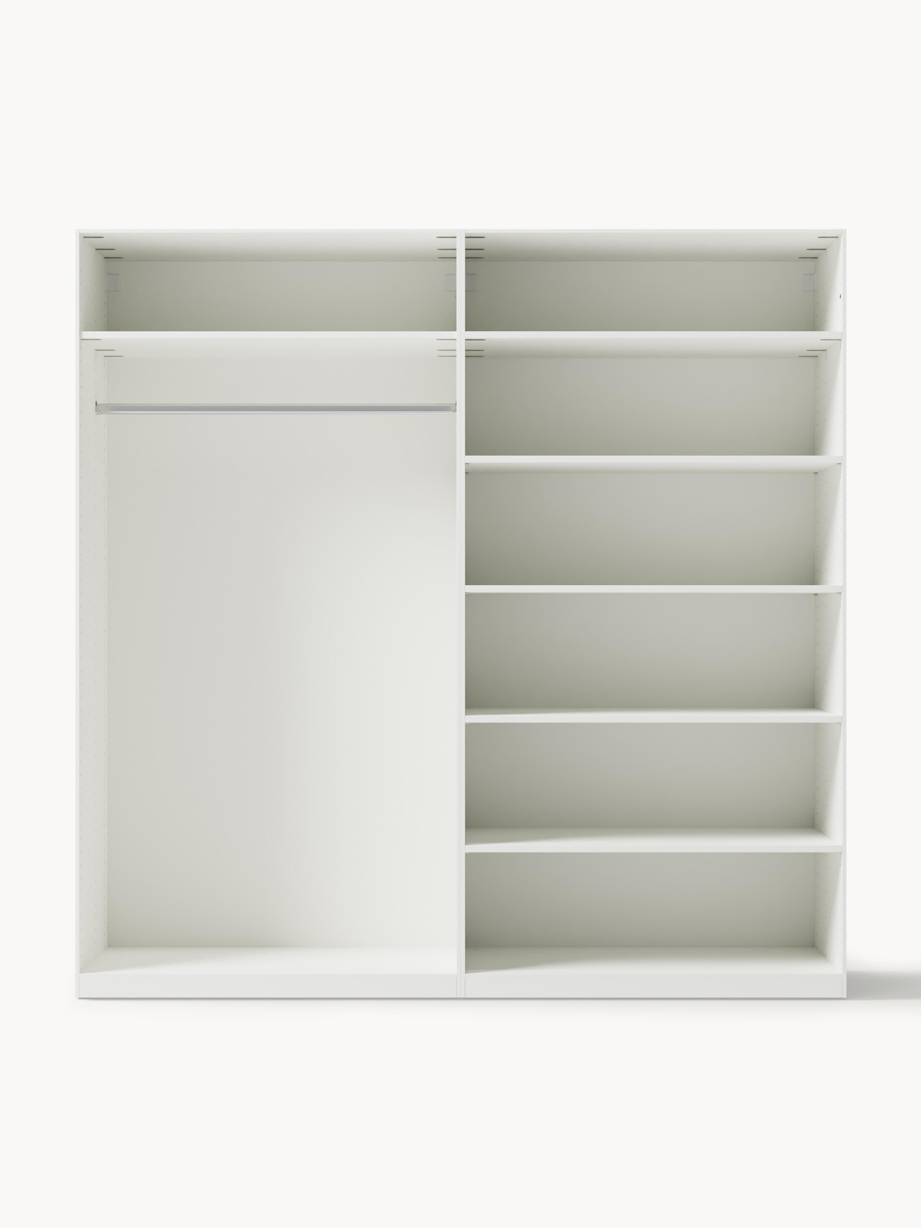 Jeanne Modular Hinged Door Wardrobe, 200 cm Wide, in various sizes