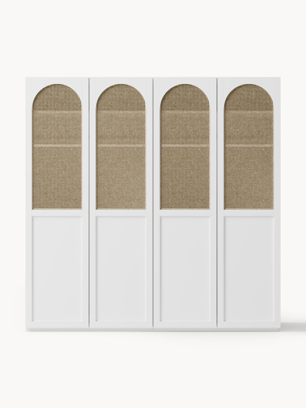 Jeanne Modular Hinged Door Wardrobe, 200 cm Wide, in various sizes