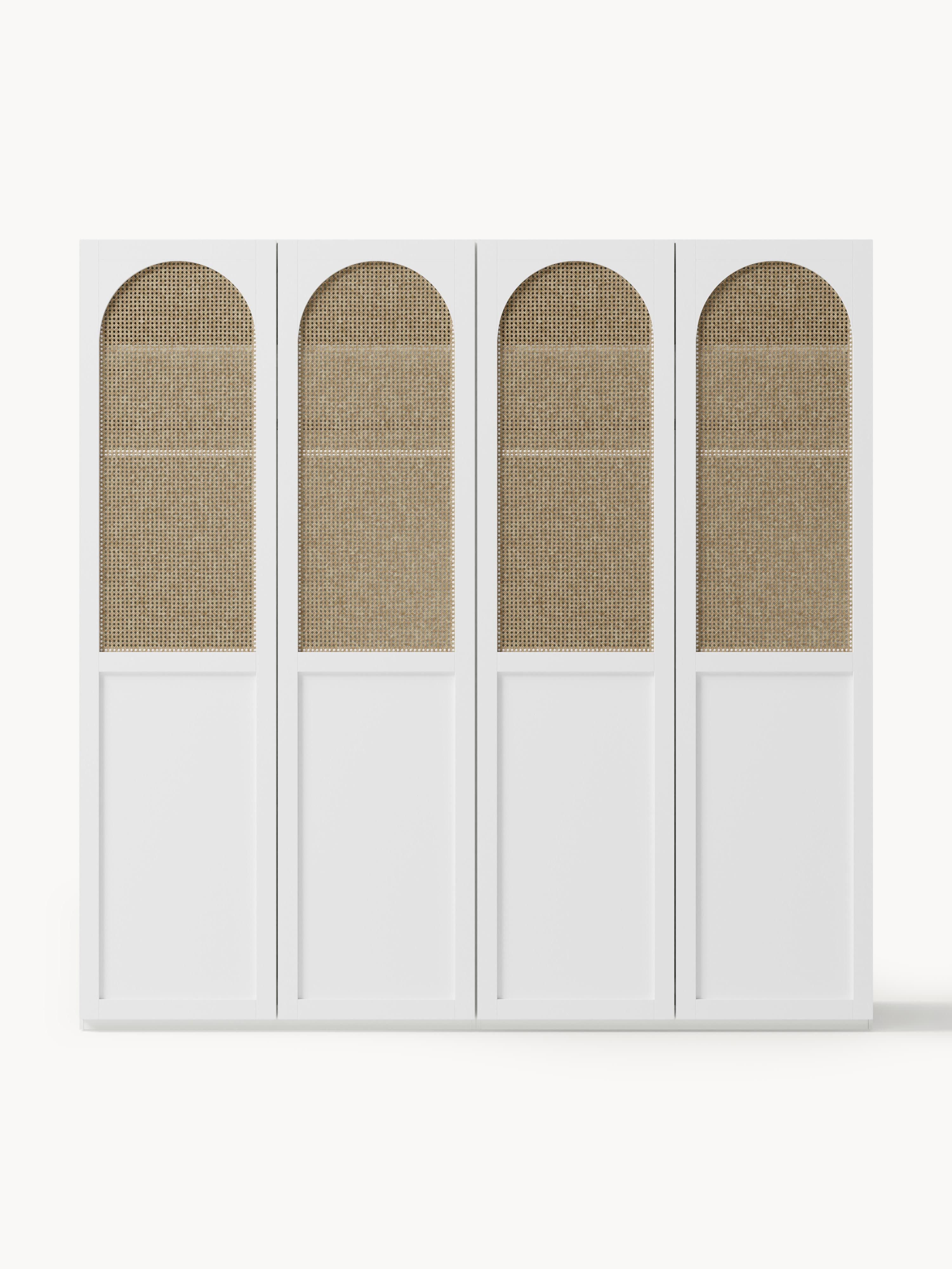 Jeanne Modular Hinged Door Wardrobe, 200 cm Wide, in various sizes