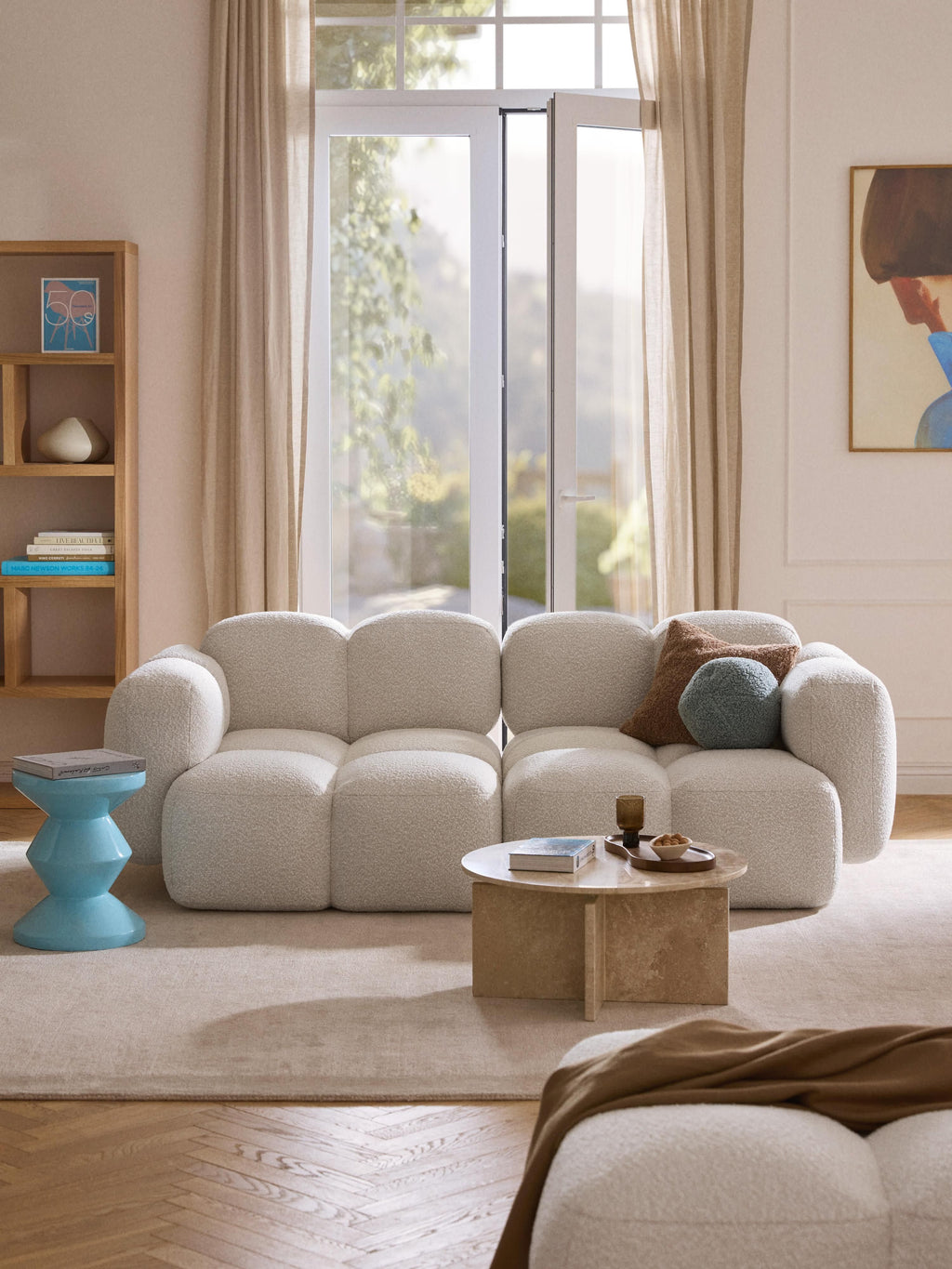 Tayla Bouclé Corner Module
