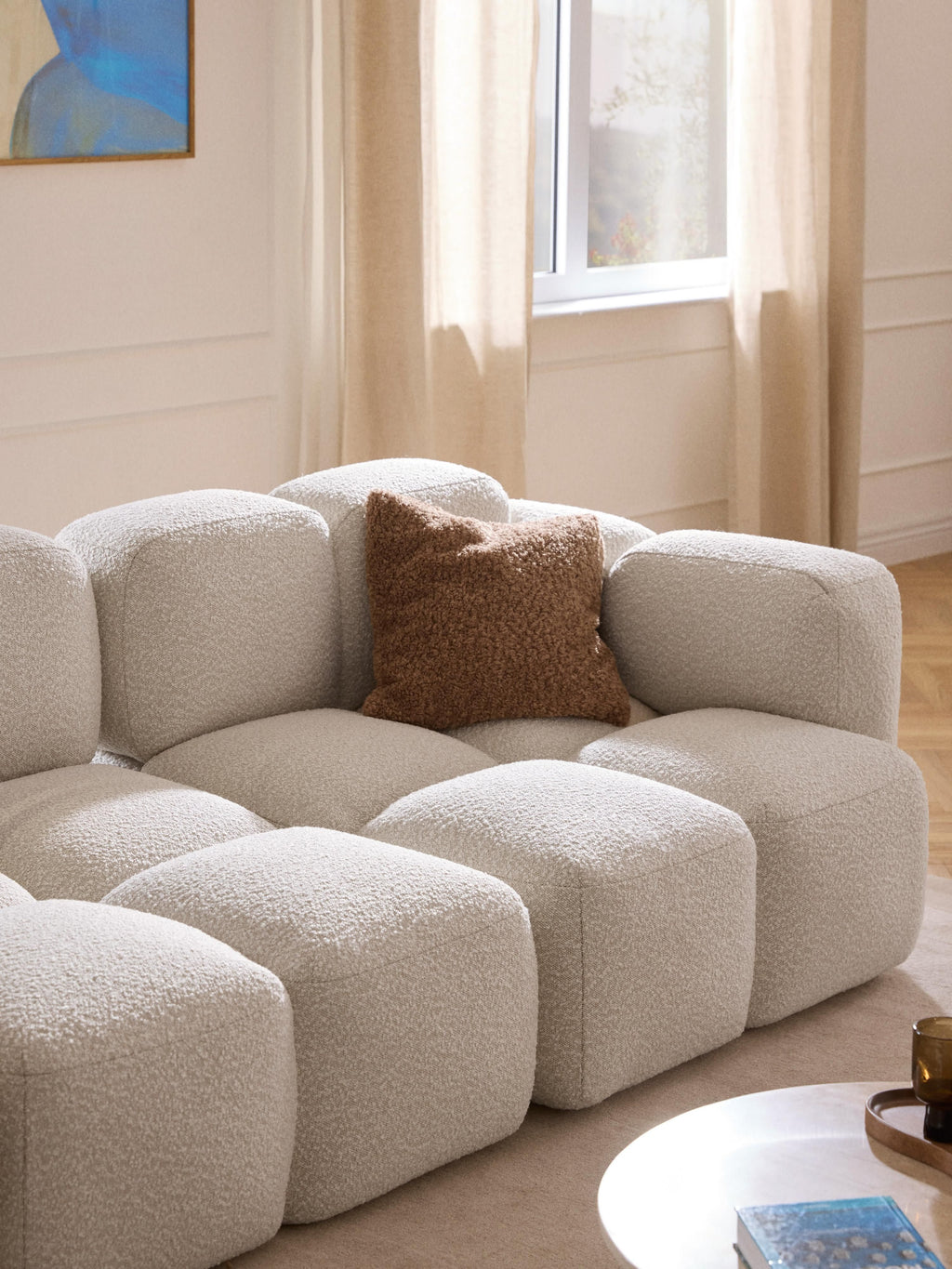 Tayla Bouclé Corner Module