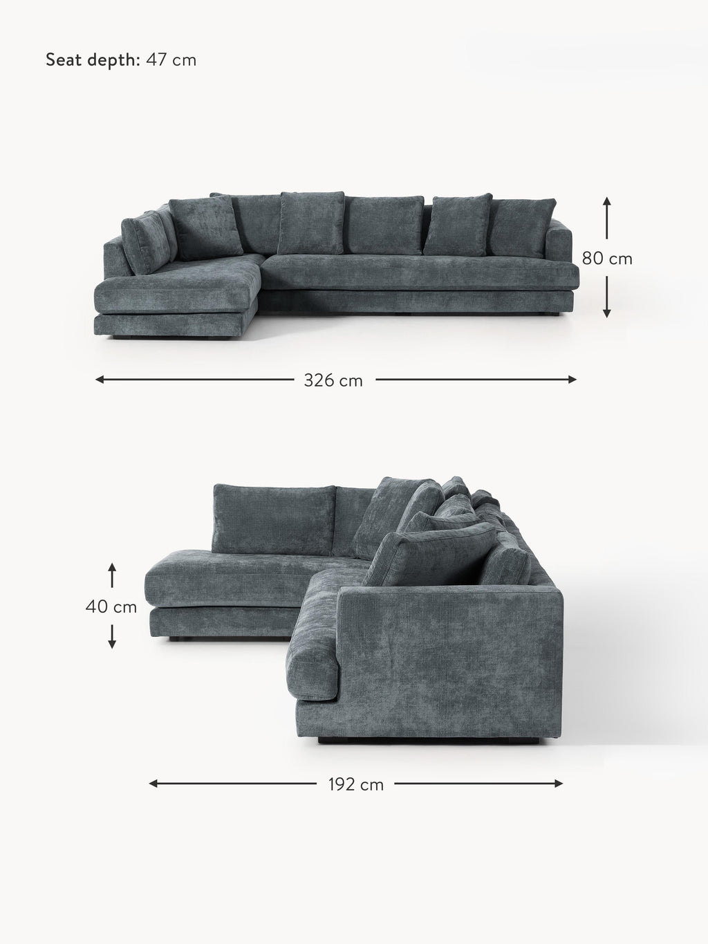 Tribeca Corner Sofa (4-seater)