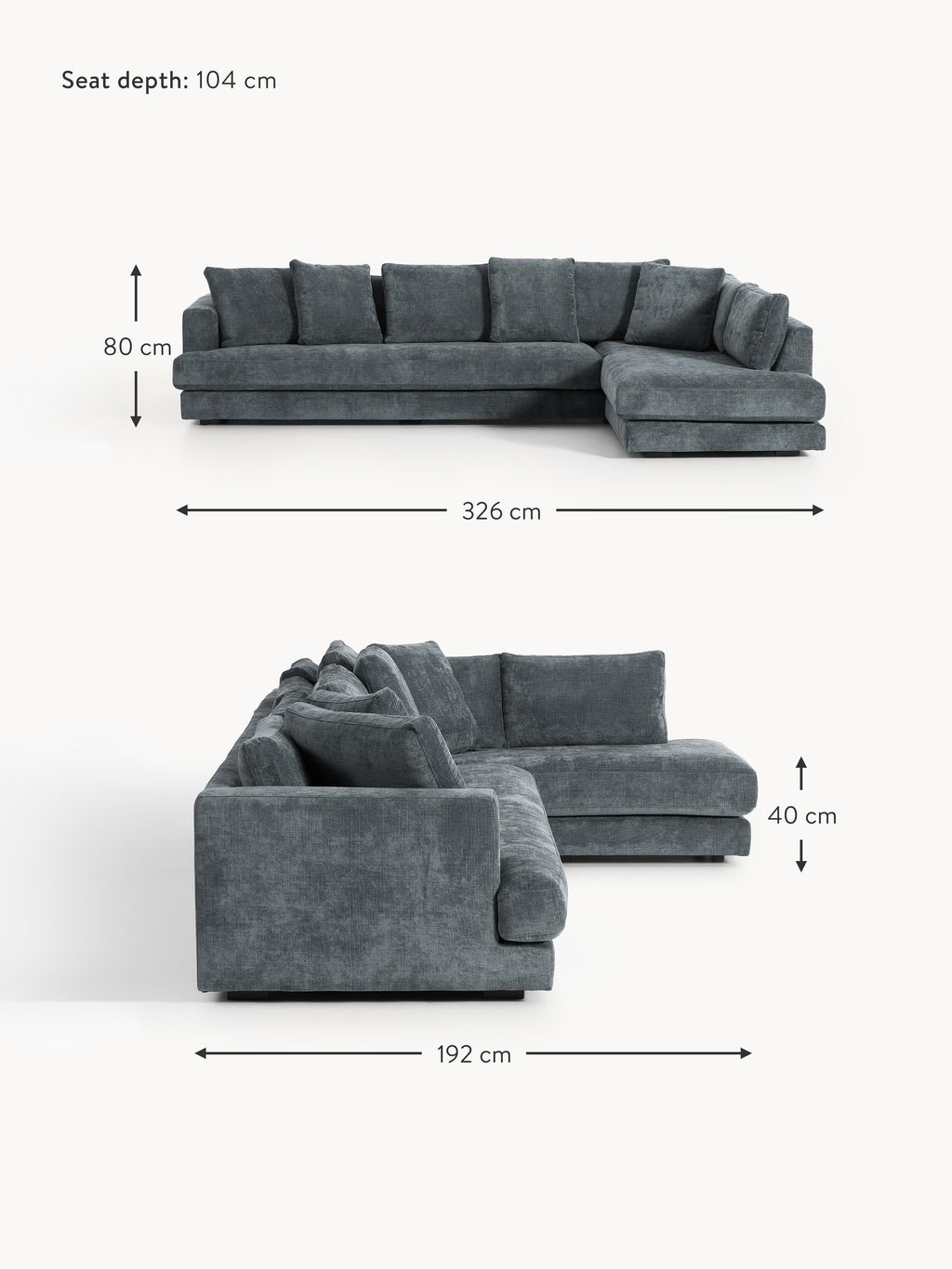 Tribeca Corner Sofa (4-seater)