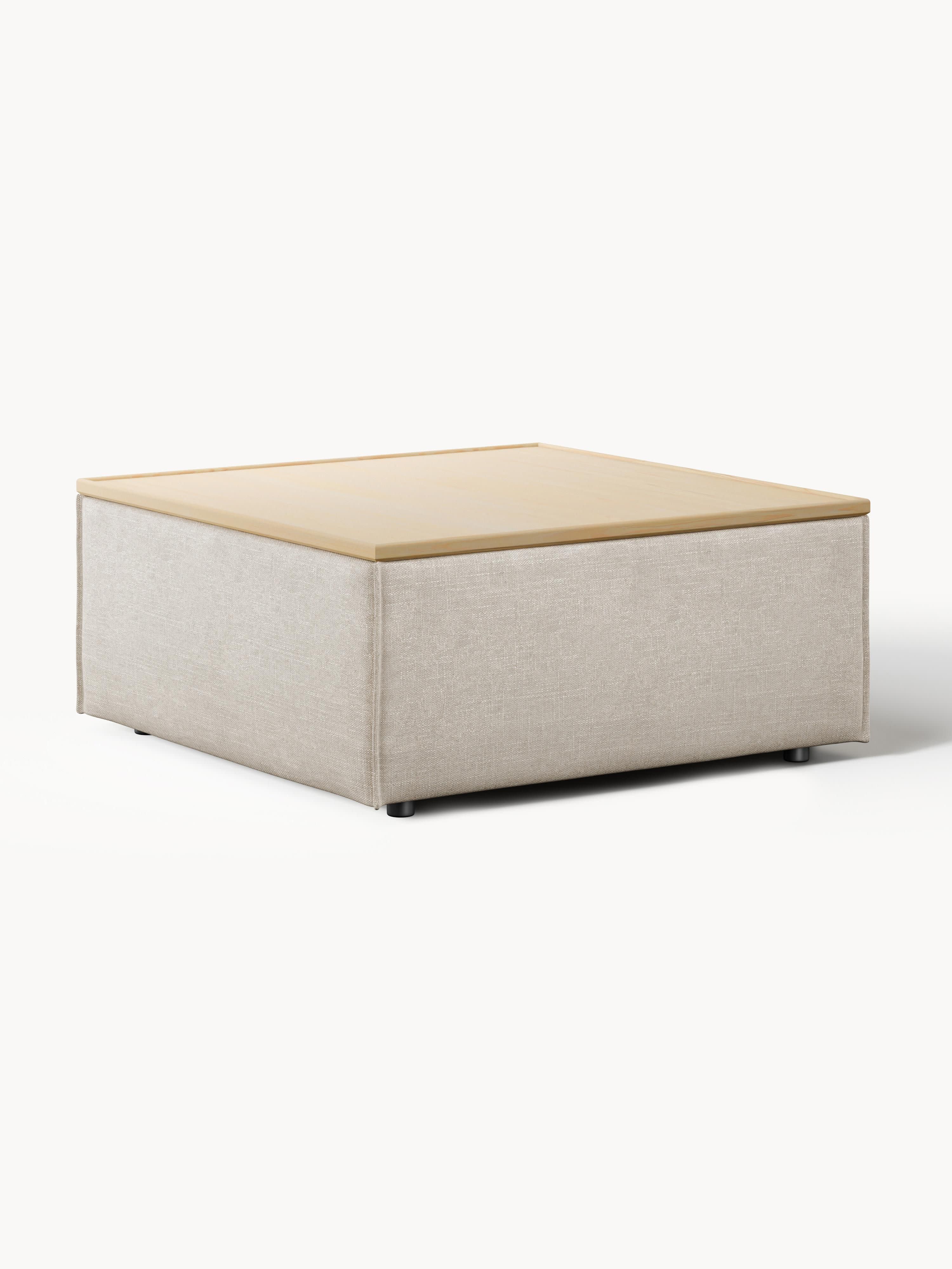 Gallery image 1 - Linen Blend Ottoman Lennon with Storage