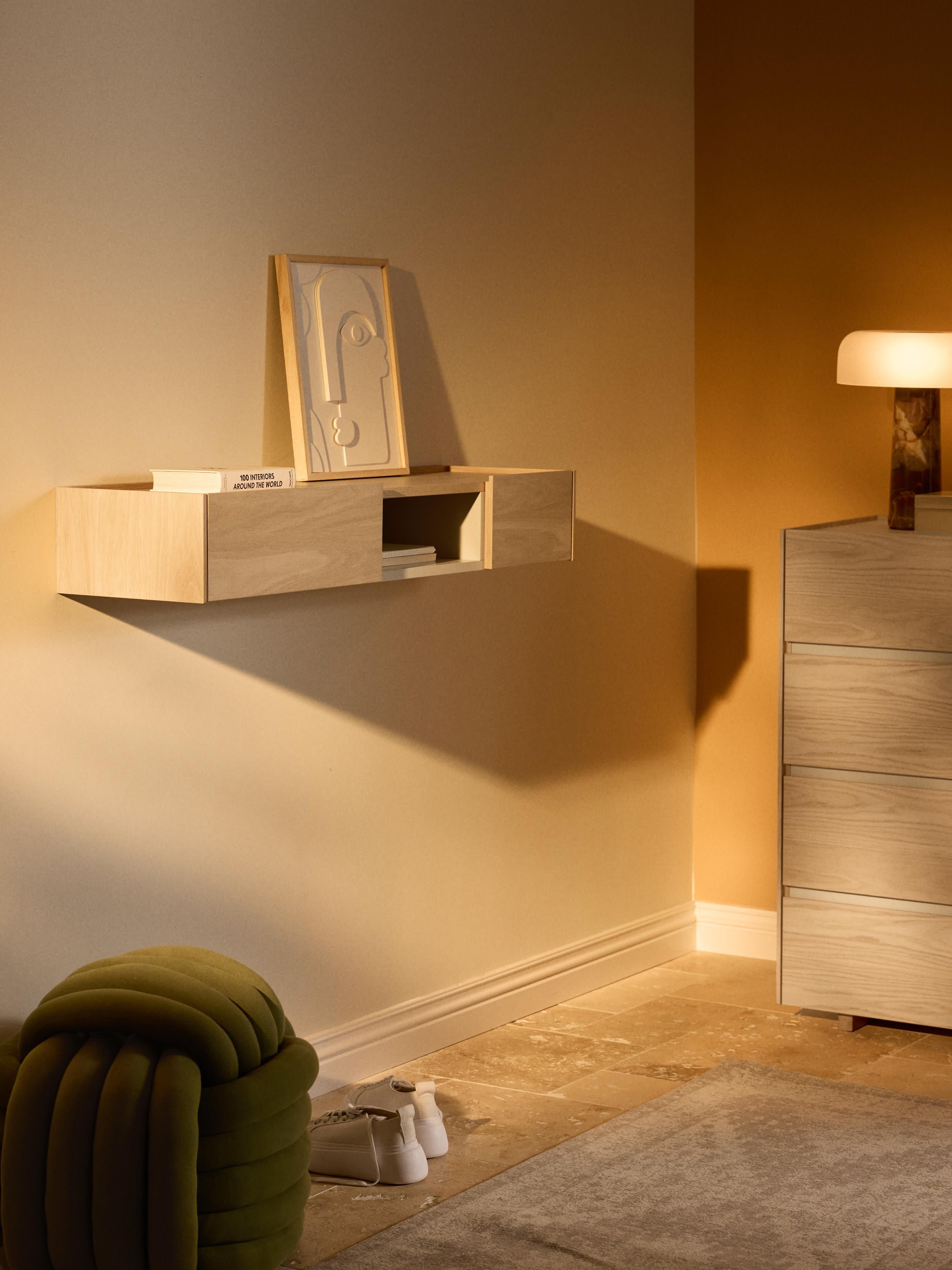 Larsen Wooden Wall Console