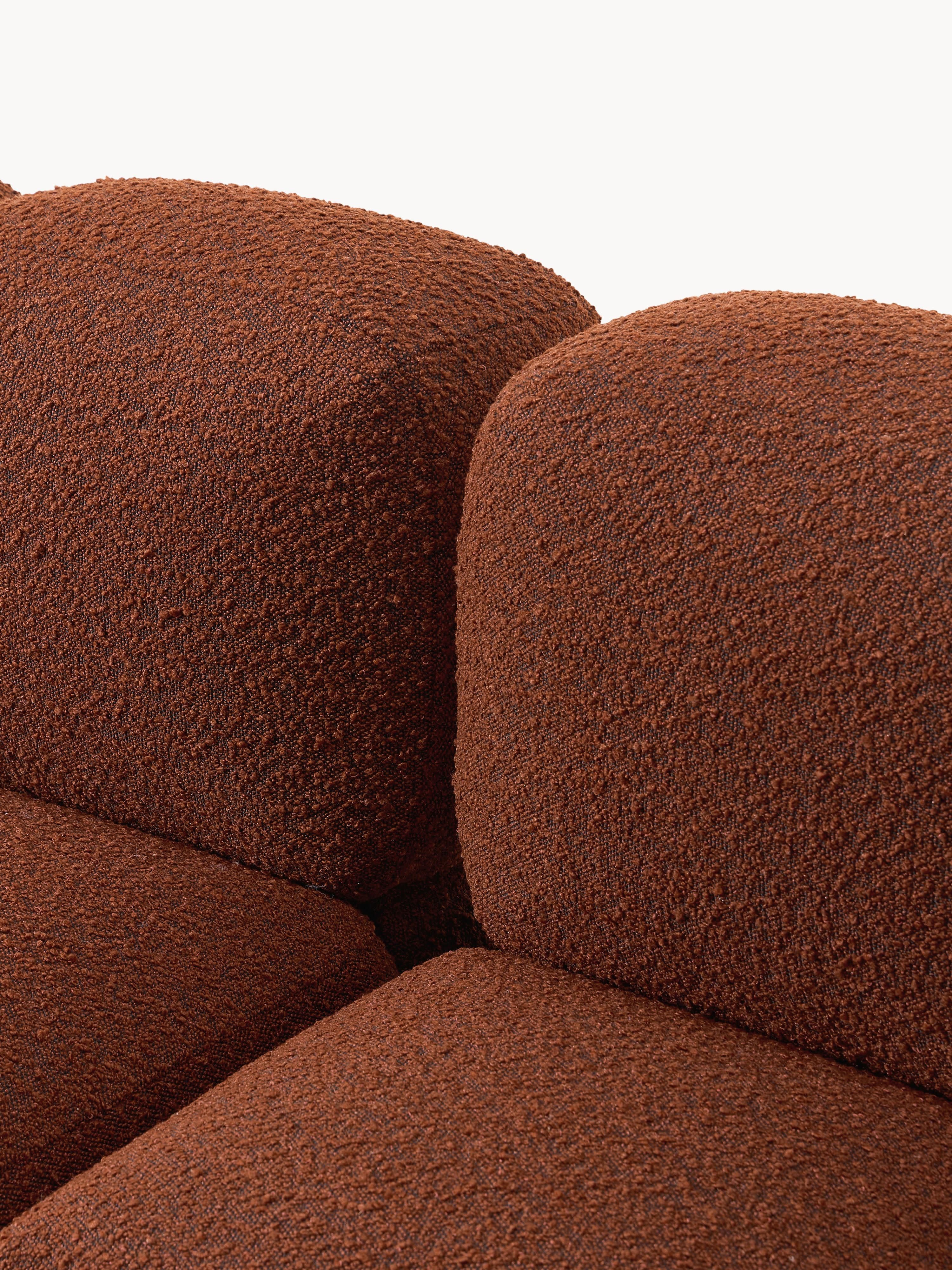 Tayla Bouclé Modular Sofa (4-seater) with Ottoman (left/right)