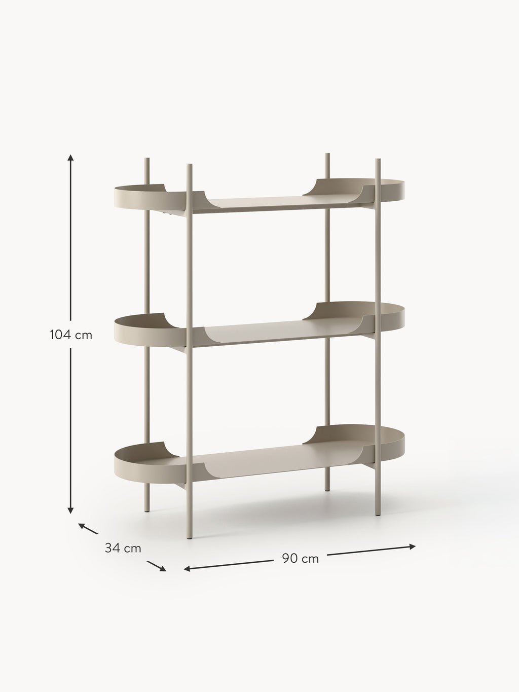 Taru Metal Shelving Unit