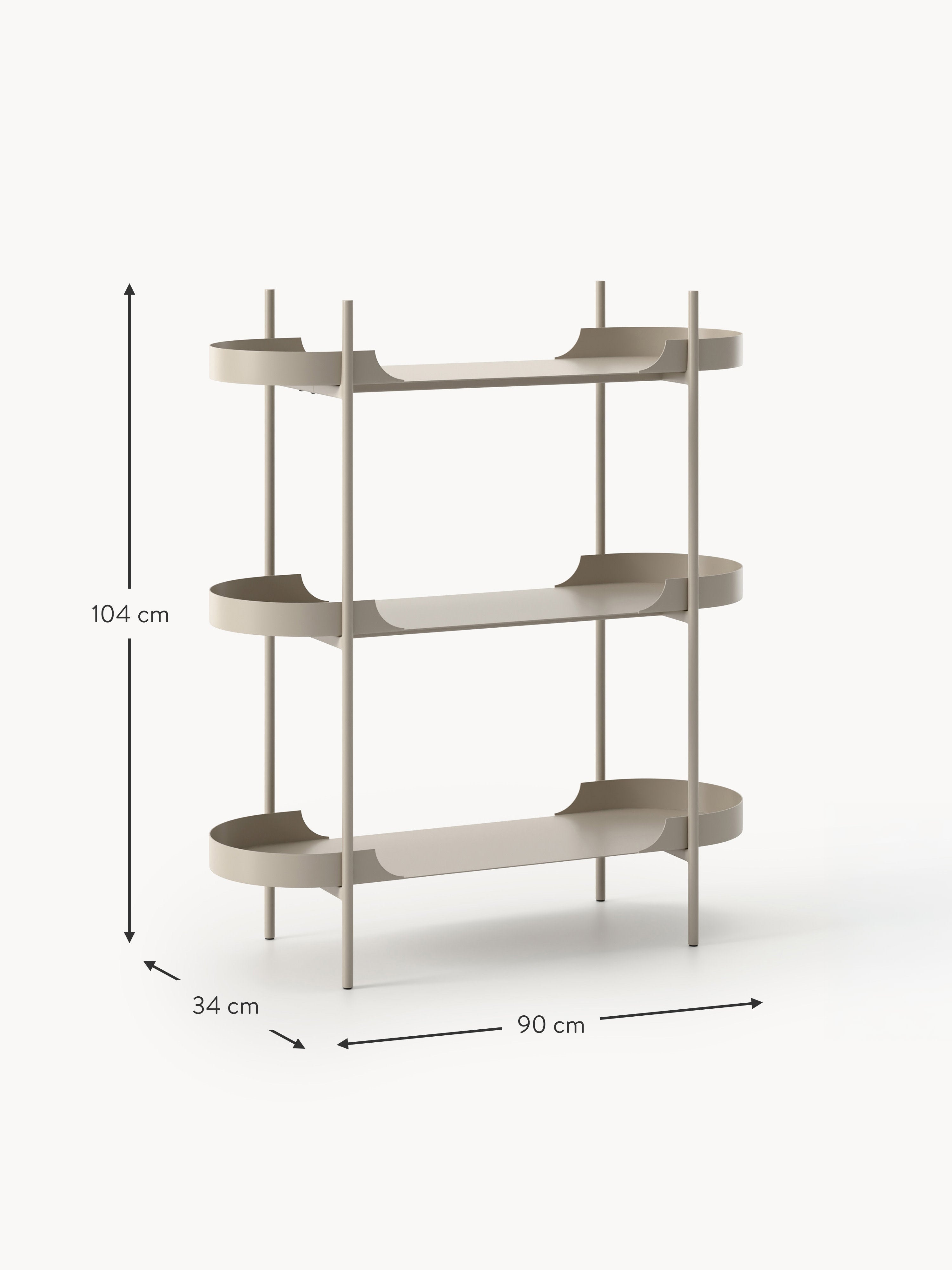 Taru Metal Shelving Unit