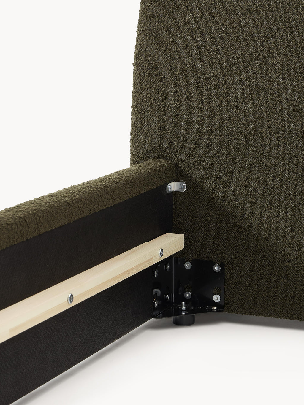 Cloud Upholstered Bouclé Bed