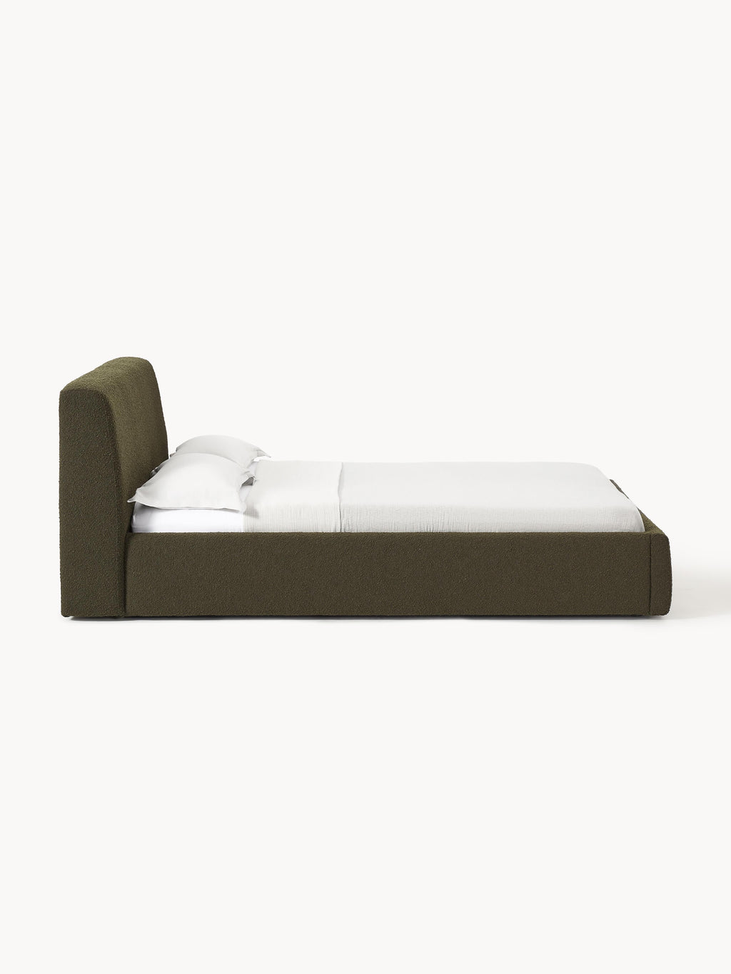 Cloud Upholstered Bouclé Bed