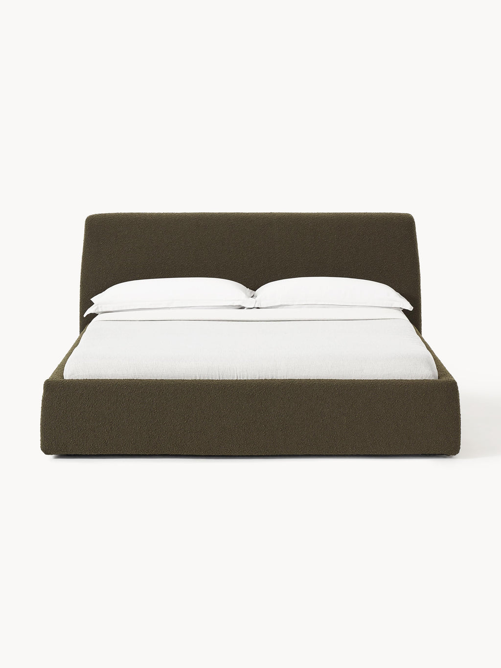 Cloud Upholstered Bouclé Bed