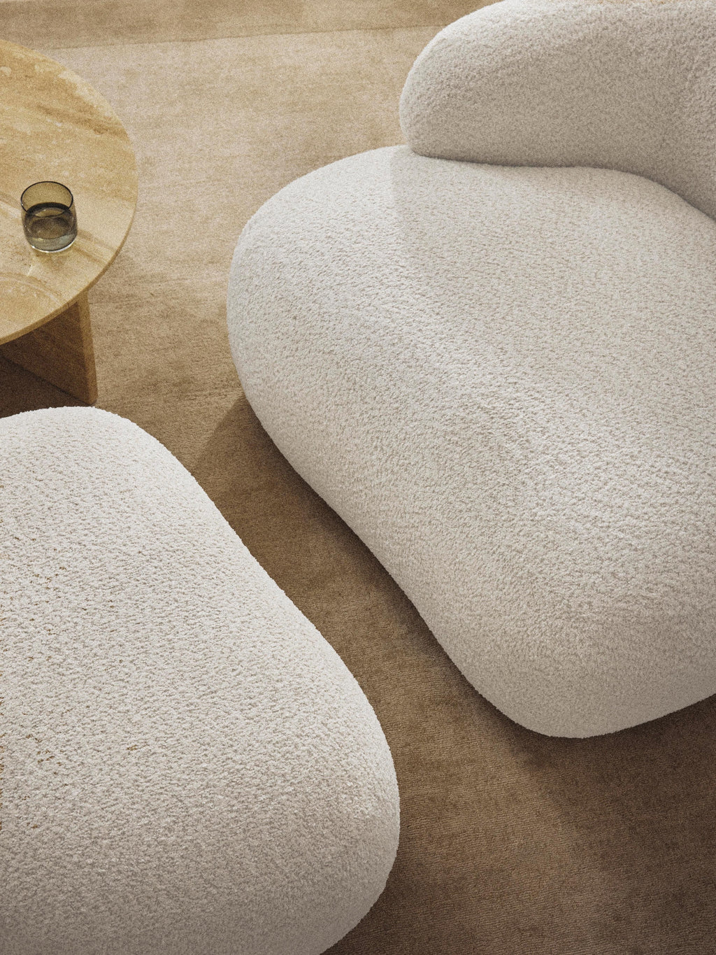 Alba Teddy-Bouclé Ottoman