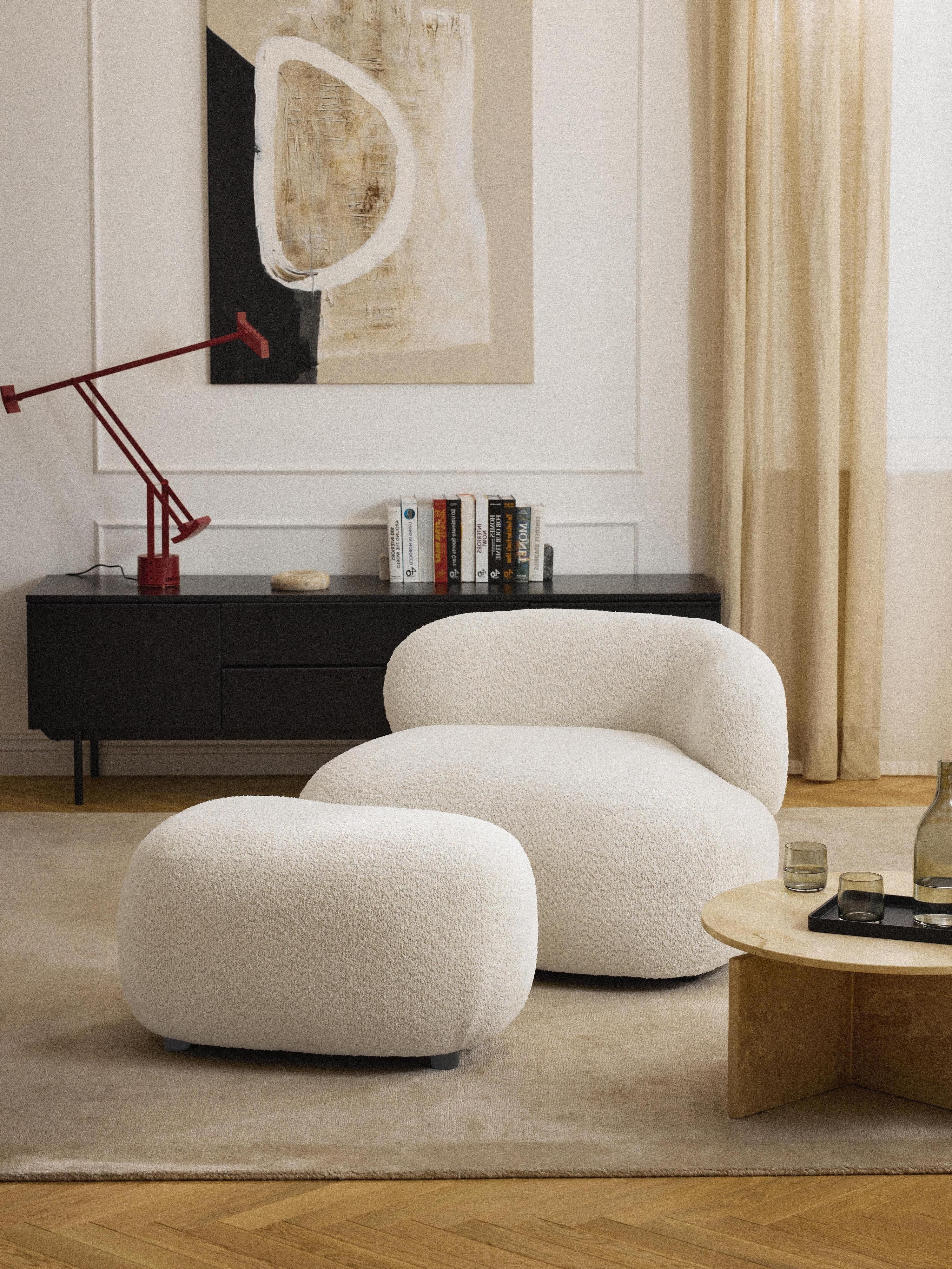 Alba Teddy-Bouclé Ottoman