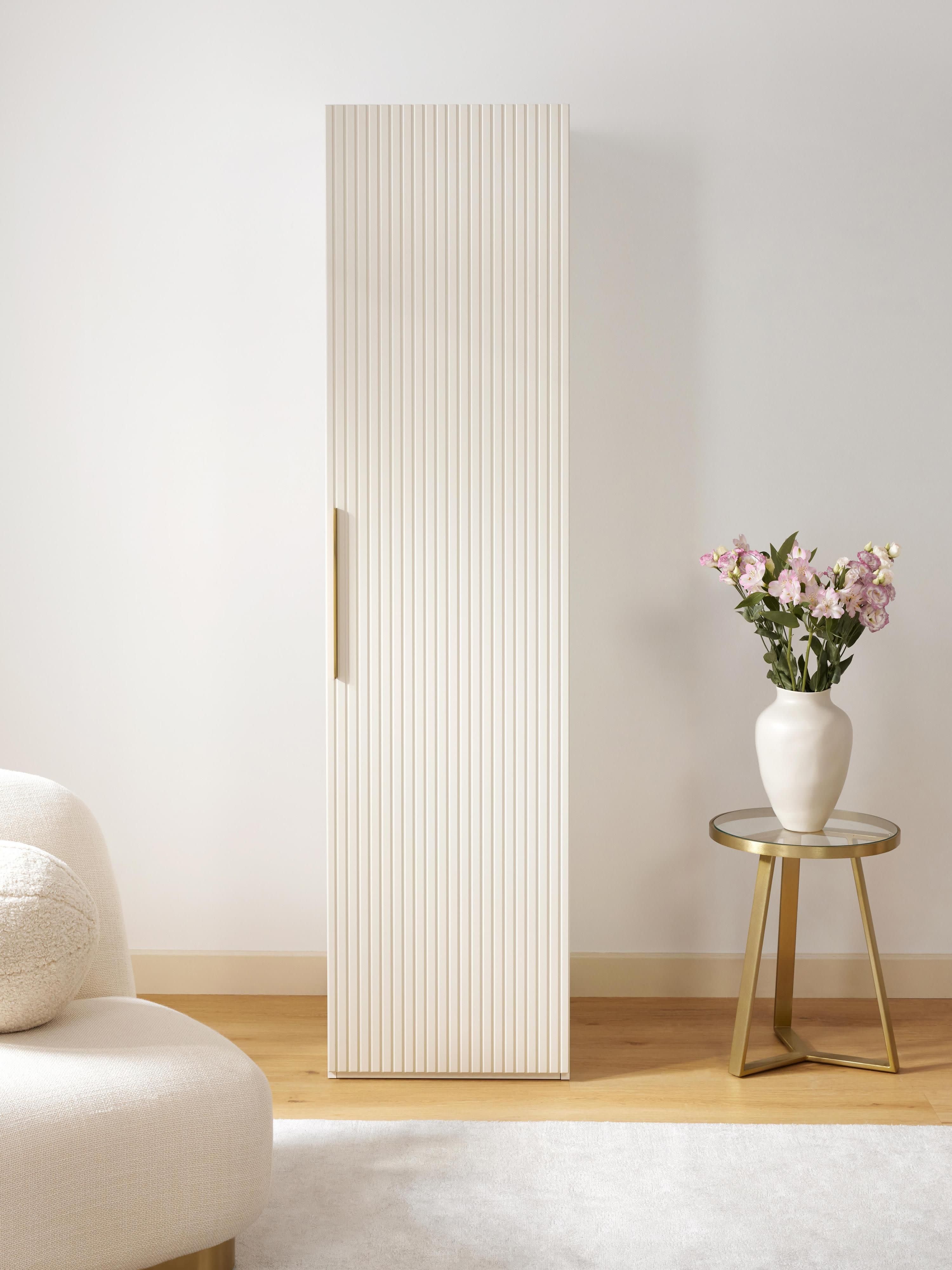 Simone Modular Revolving Door Wardrobe, 50 cm Wide, in various sizes