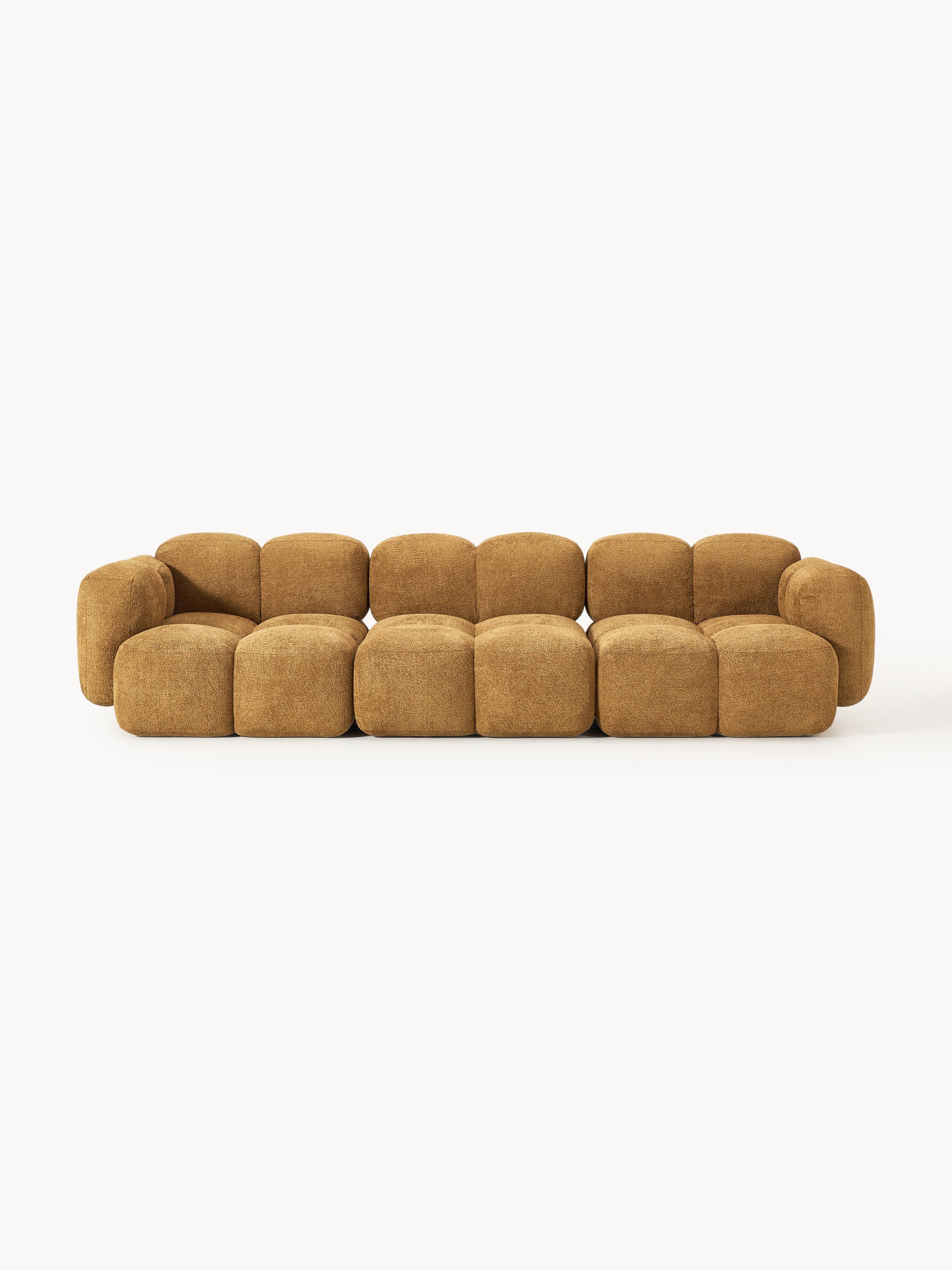 Gallery image 1 - Modular Teddy-Bouclé Sofa Tayla (4-seater)