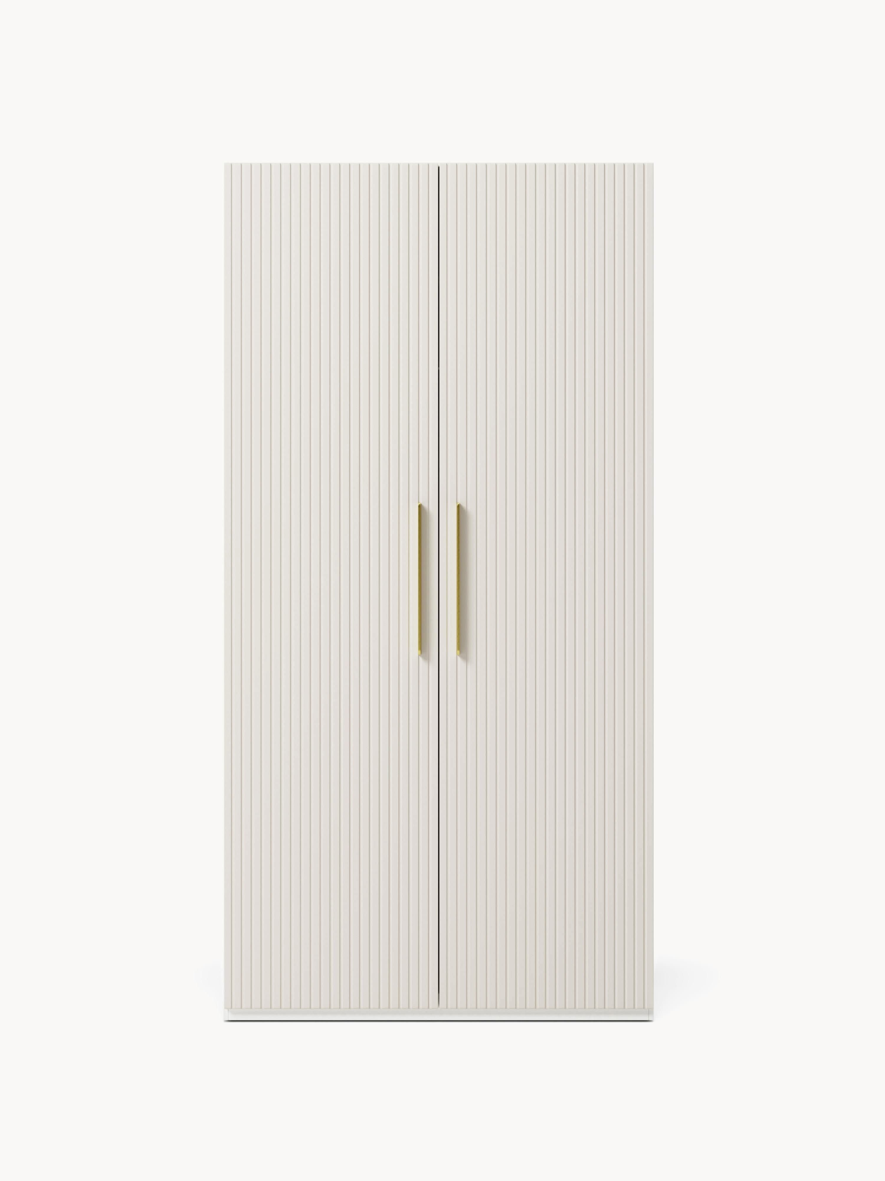 Simone Modular Revolving Door Wardrobe, 100 cm Wide, in various sizes