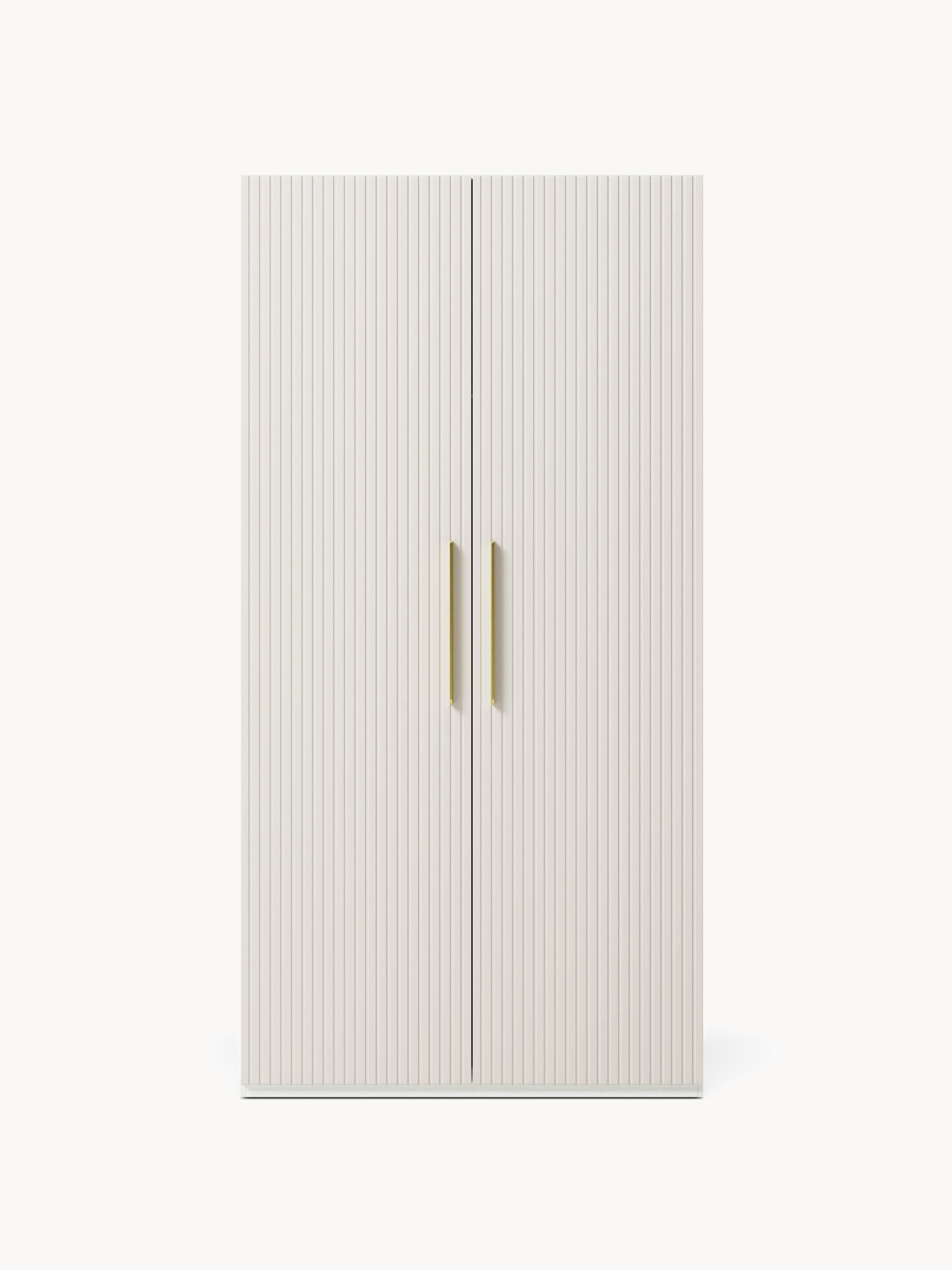 Simone Modular Revolving Door Wardrobe, 100 cm Wide, in various sizes
