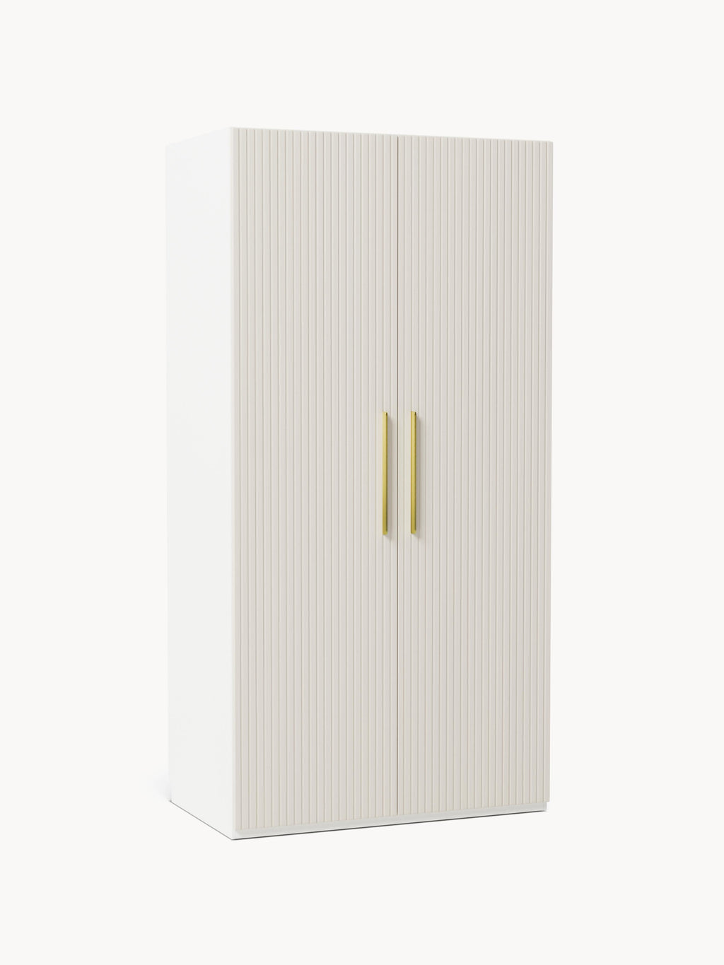 Simone Modular Revolving Door Wardrobe, 100 cm Wide, in various sizes