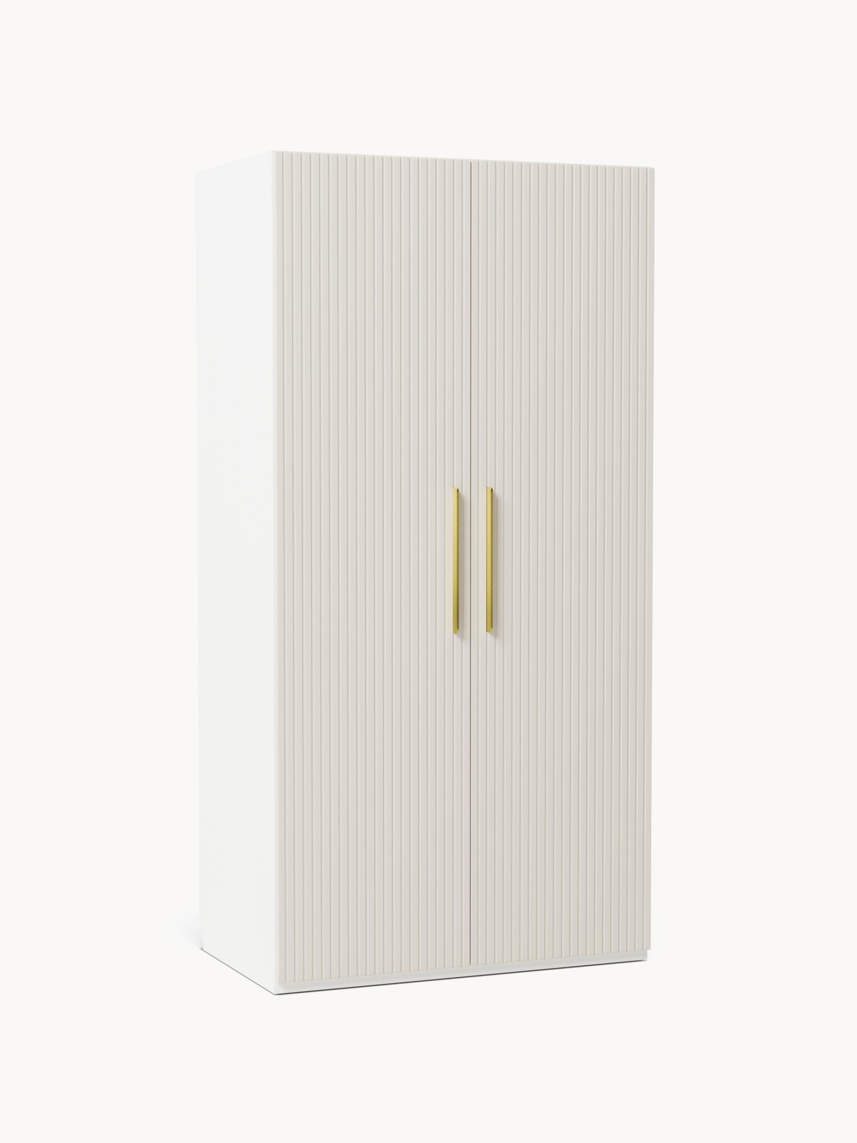 Simone Modular Revolving Door Wardrobe, 100 cm Wide, in various sizes