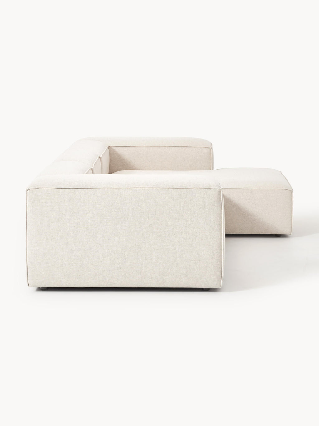 Lennon Linen Blend Modular Corner Sofa (4-seater)