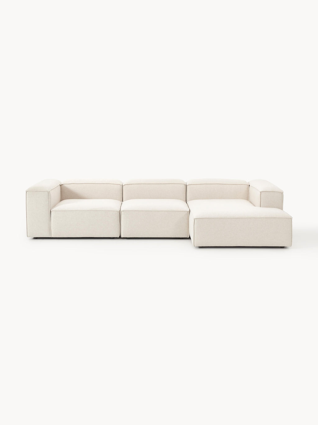 Gallery image 1 - Linen Blend Modular Corner Sofa Lennon (4-seater)