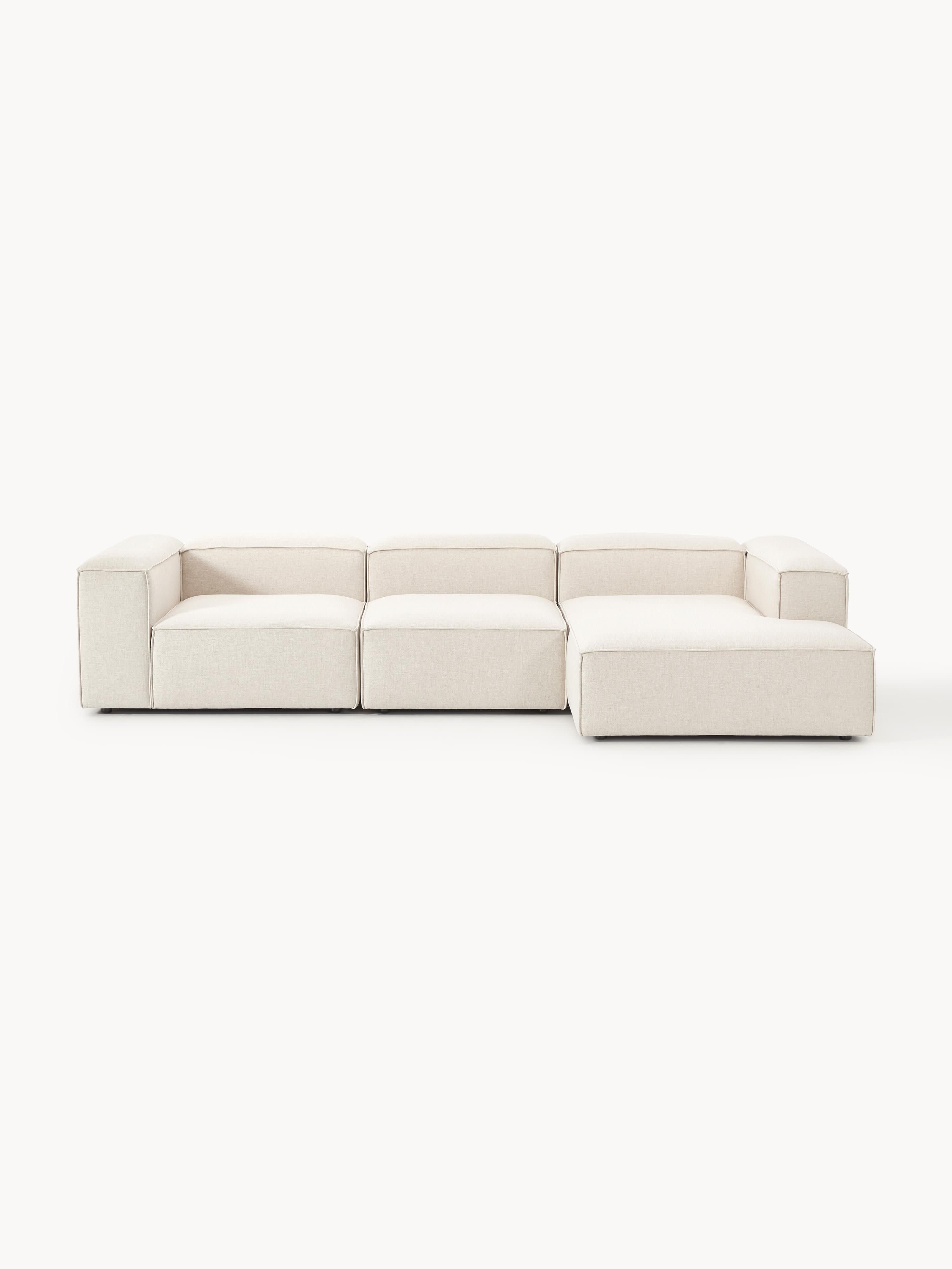 Gallery image 1 - Linen Blend Modular Corner Sofa Lennon (4-seater)