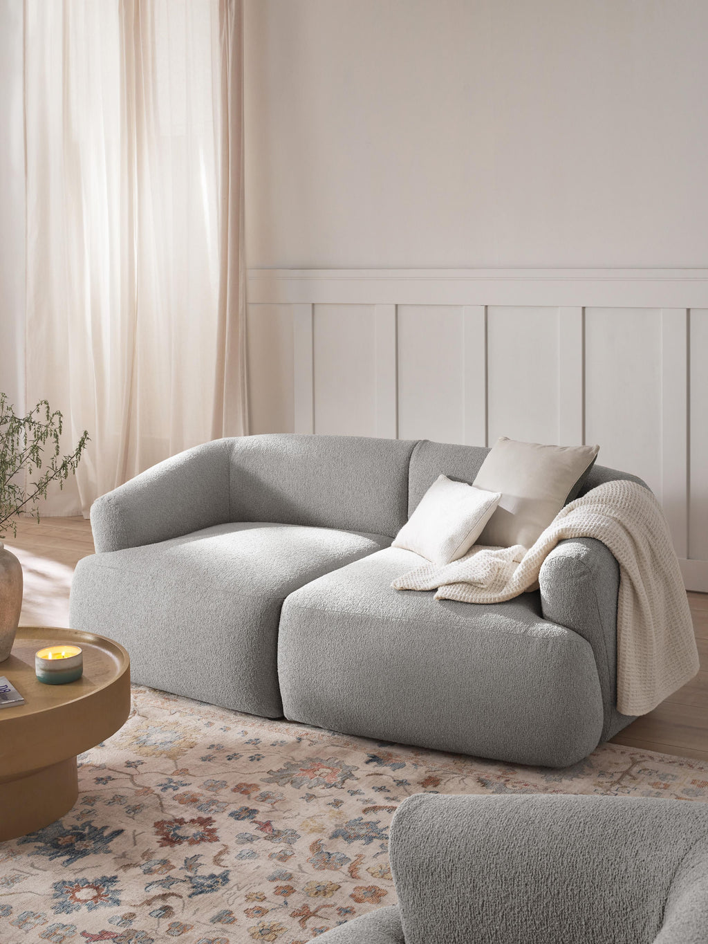Sofia Bouclé Corner Module