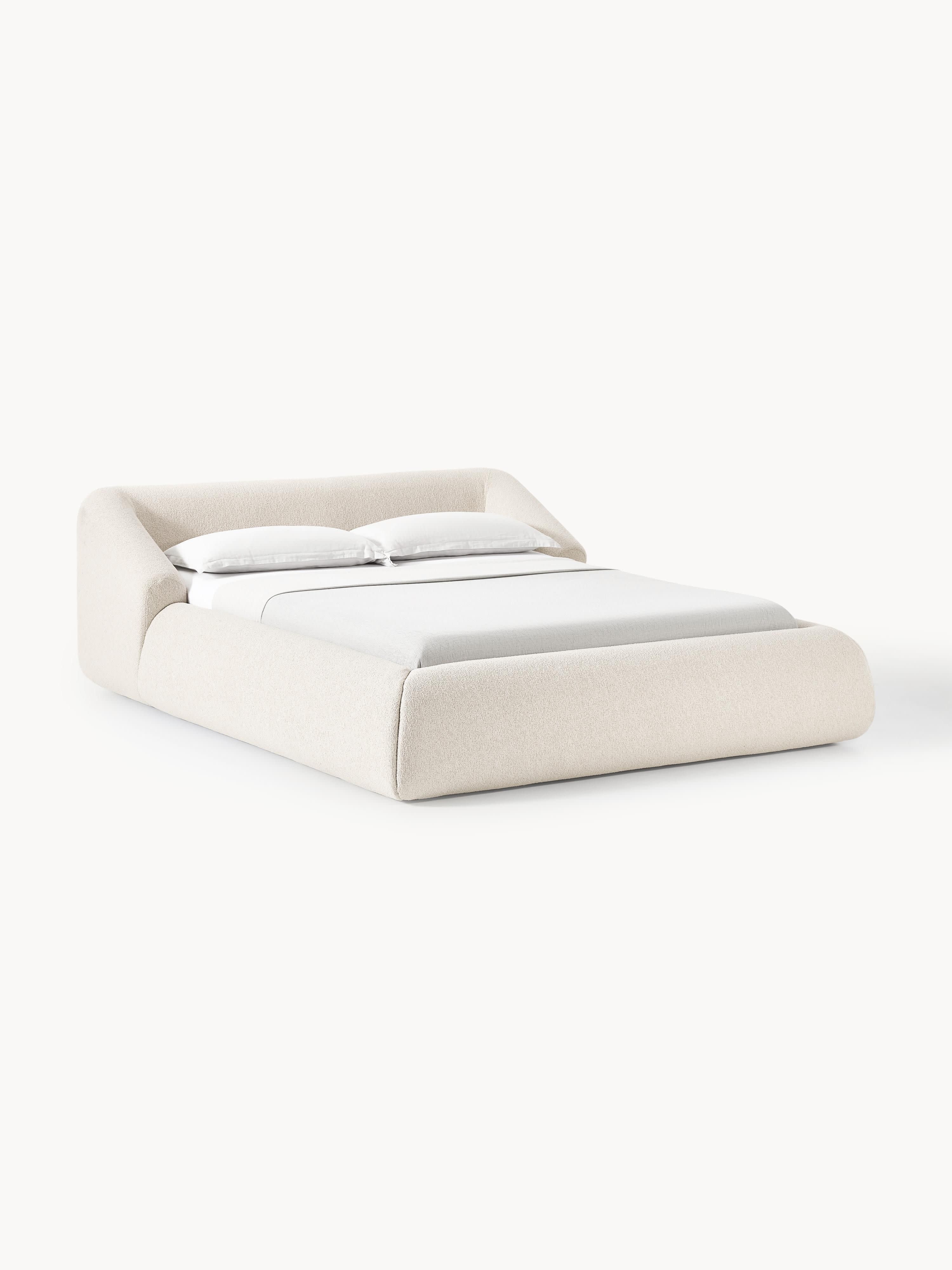 Gallery image 1 - Upholstered Bouclé Bed Sofia