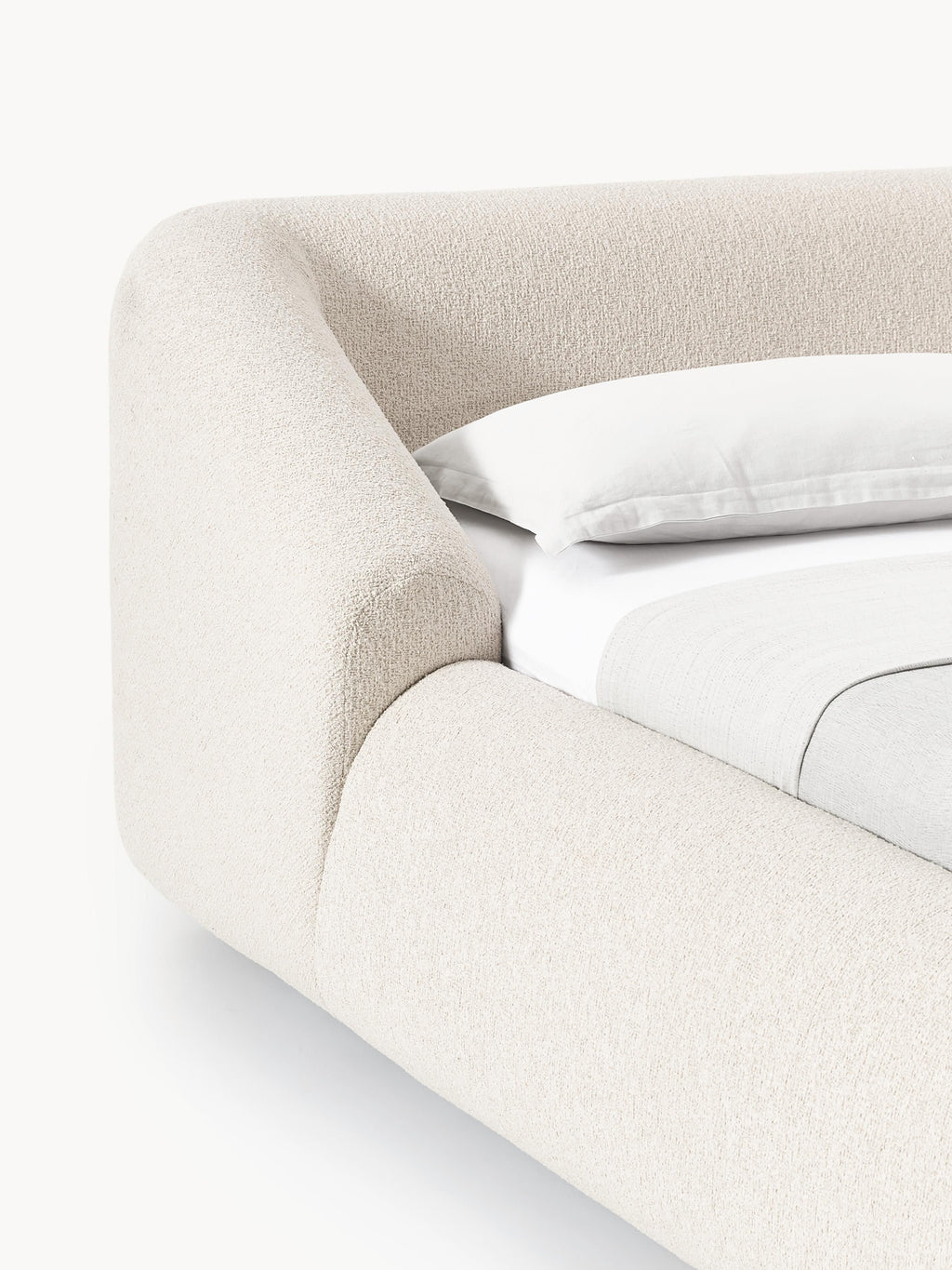 Sofia Upholstered Bouclé Bed