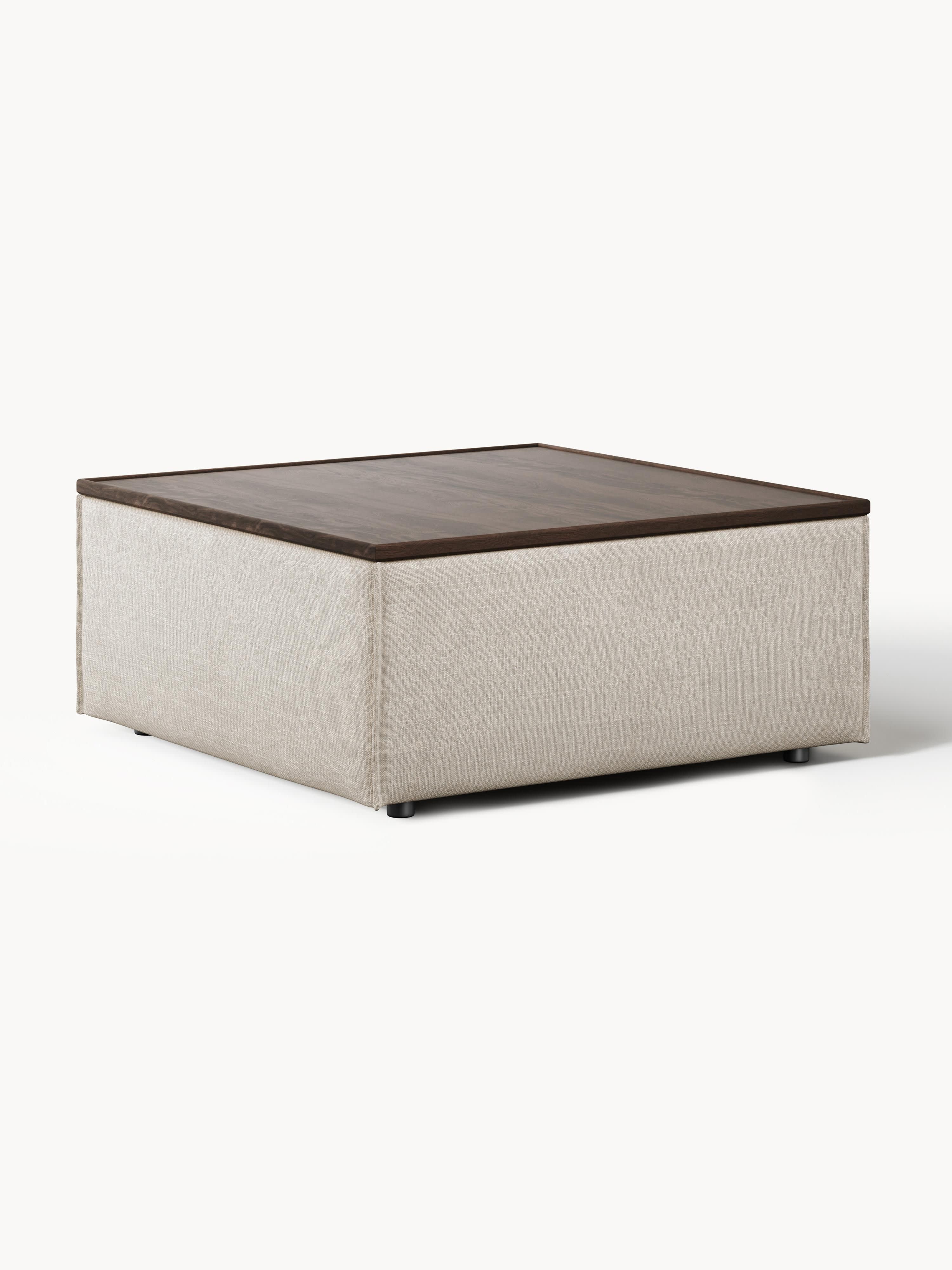 Gallery image 1 - Linen Blend Ottoman Lennon with Storage