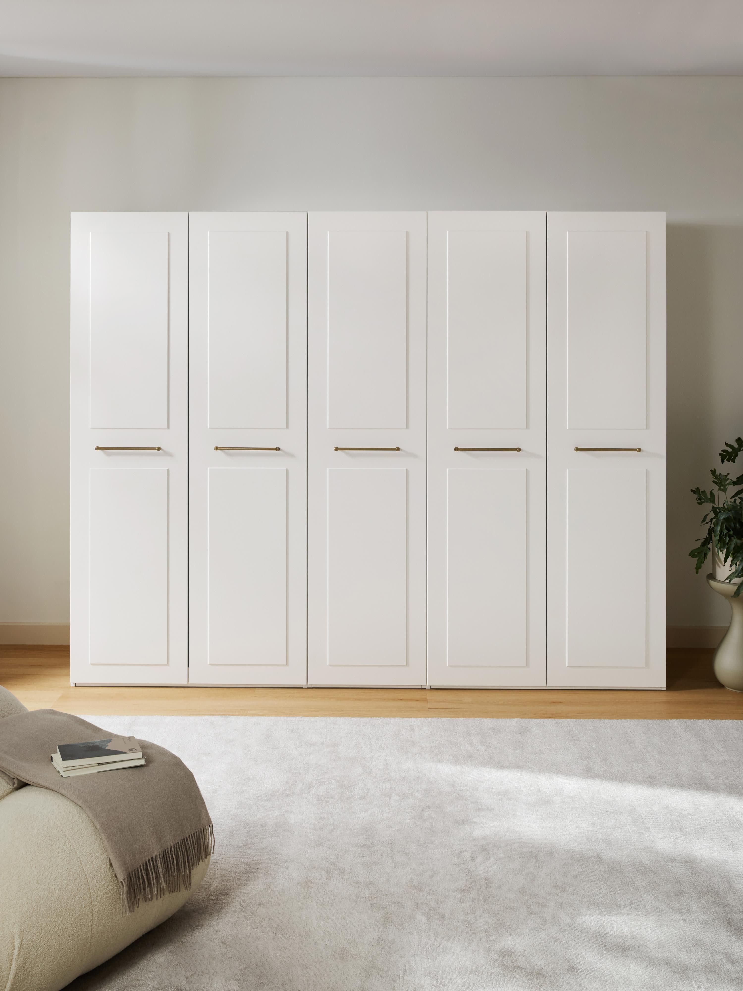 Charlotte Modular Hinged Door Wardrobe, 300 cm Wide, in various sizes