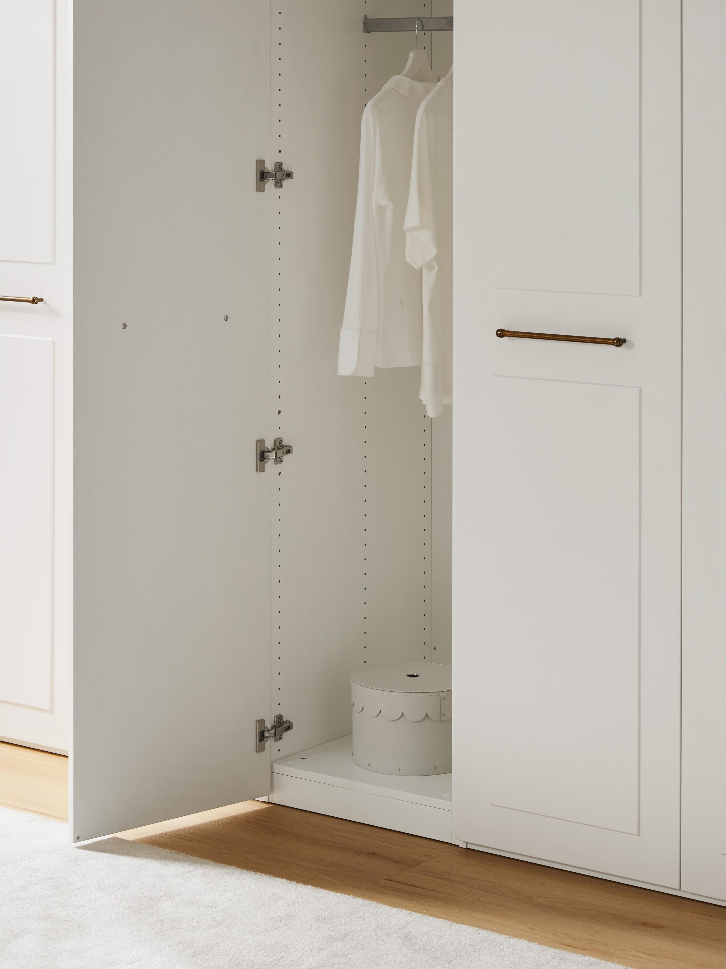 Charlotte Modular Hinged Door Wardrobe, 300 cm Wide, in various sizes
